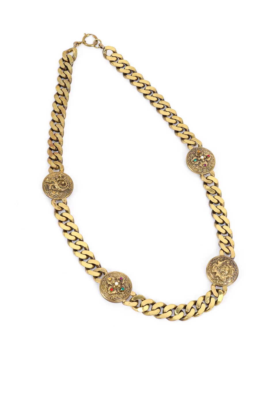 Medallion Necklace, Bracelet and Earring Set - Image 3