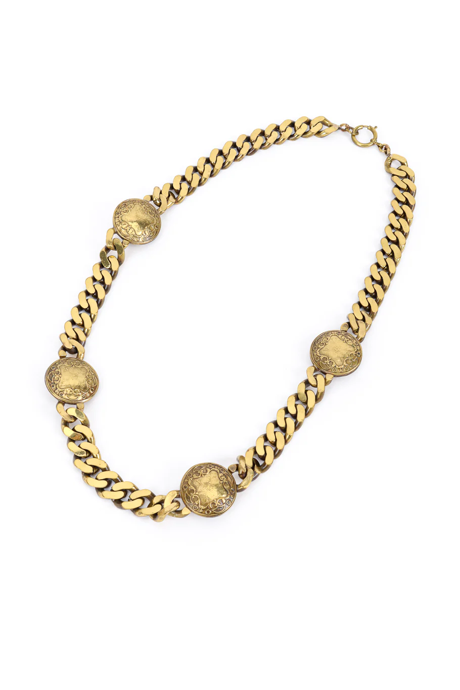 Medallion Necklace, Bracelet and Earring Set - Image 4