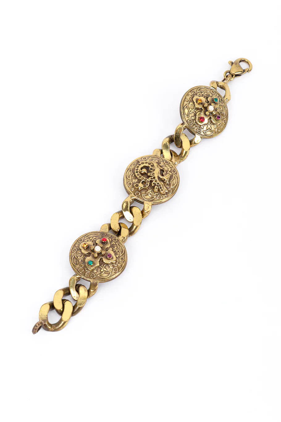 Medallion Necklace, Bracelet and Earring Set - Image 9