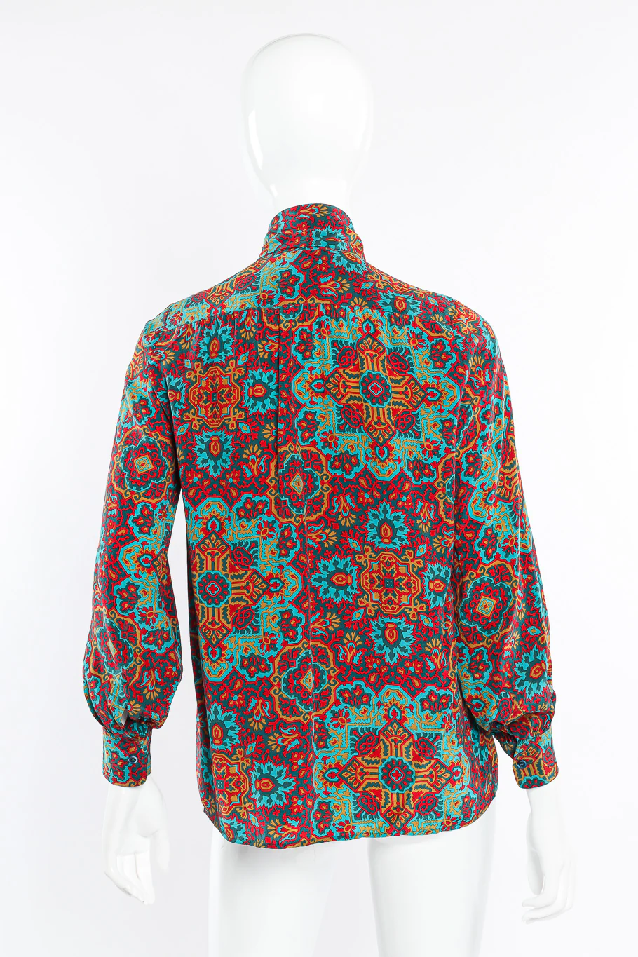 Medallion Silk Blouse - Image 3