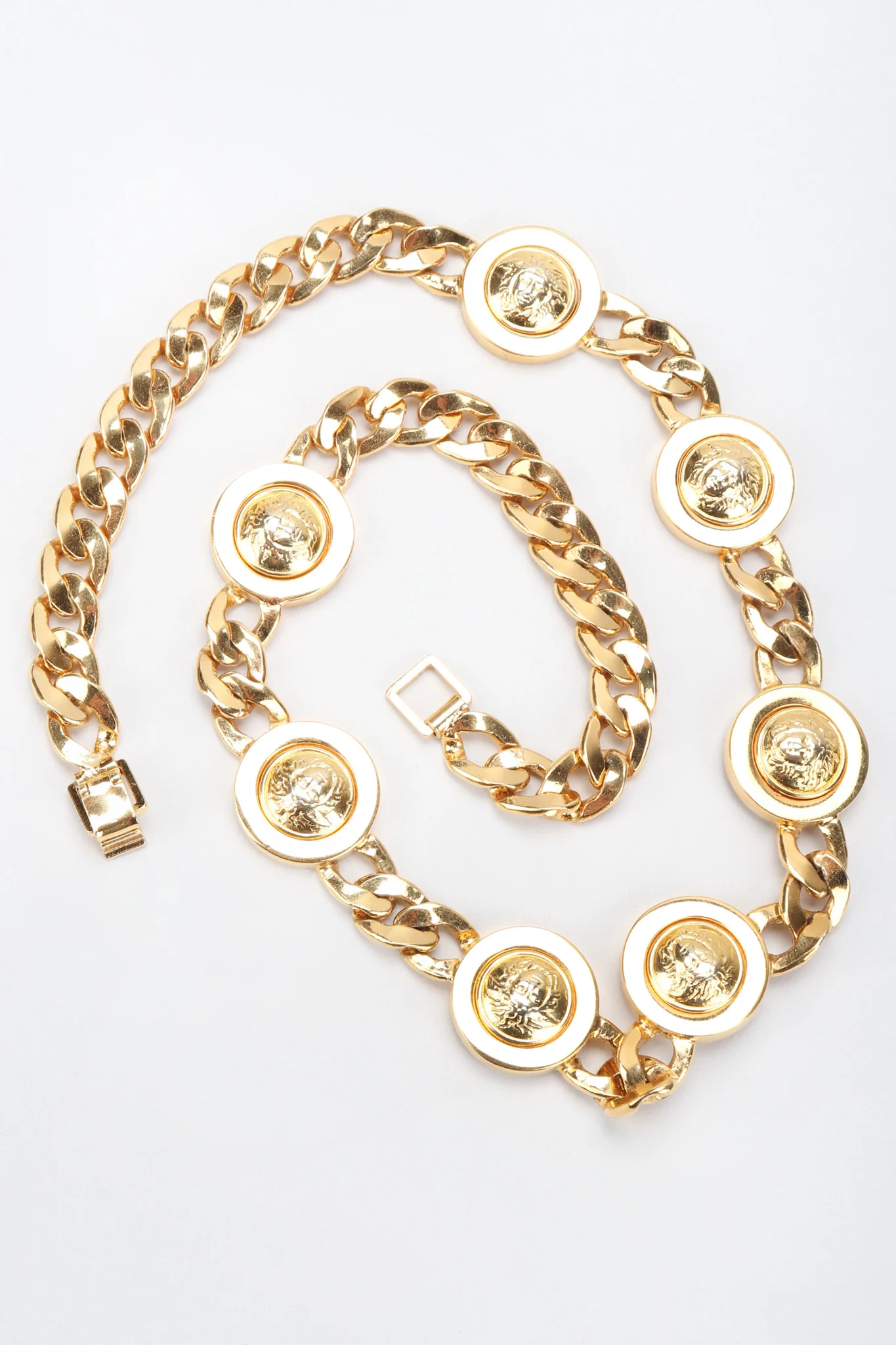 Medusa Coin Collar Necklace - Image 4