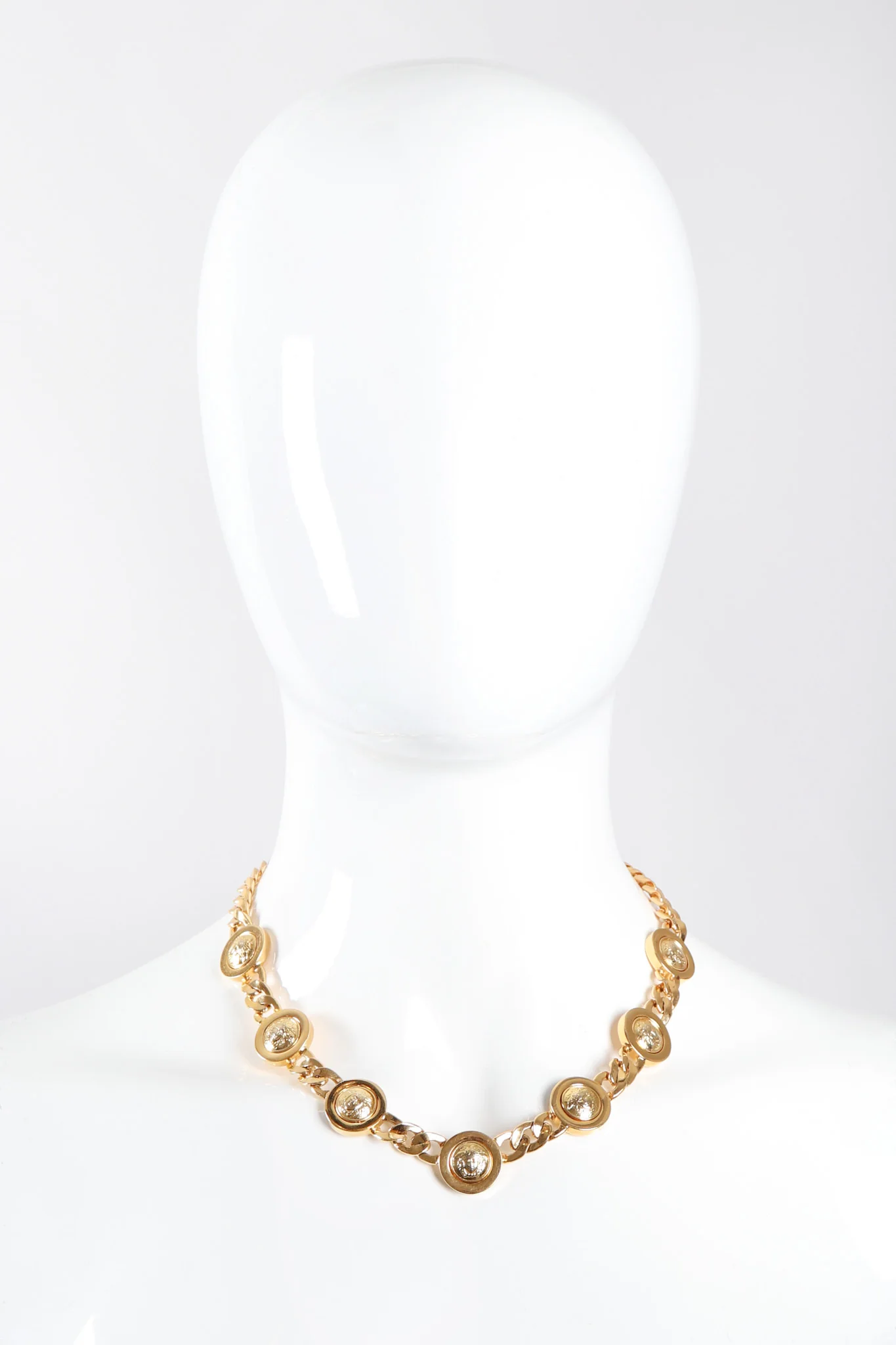 Medusa Coin Collar Necklace - Image 8