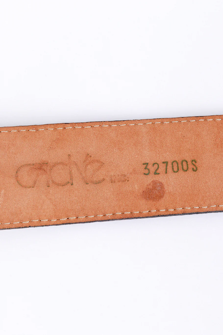 Medusa Medallion Leather Chain Belt - Image 7
