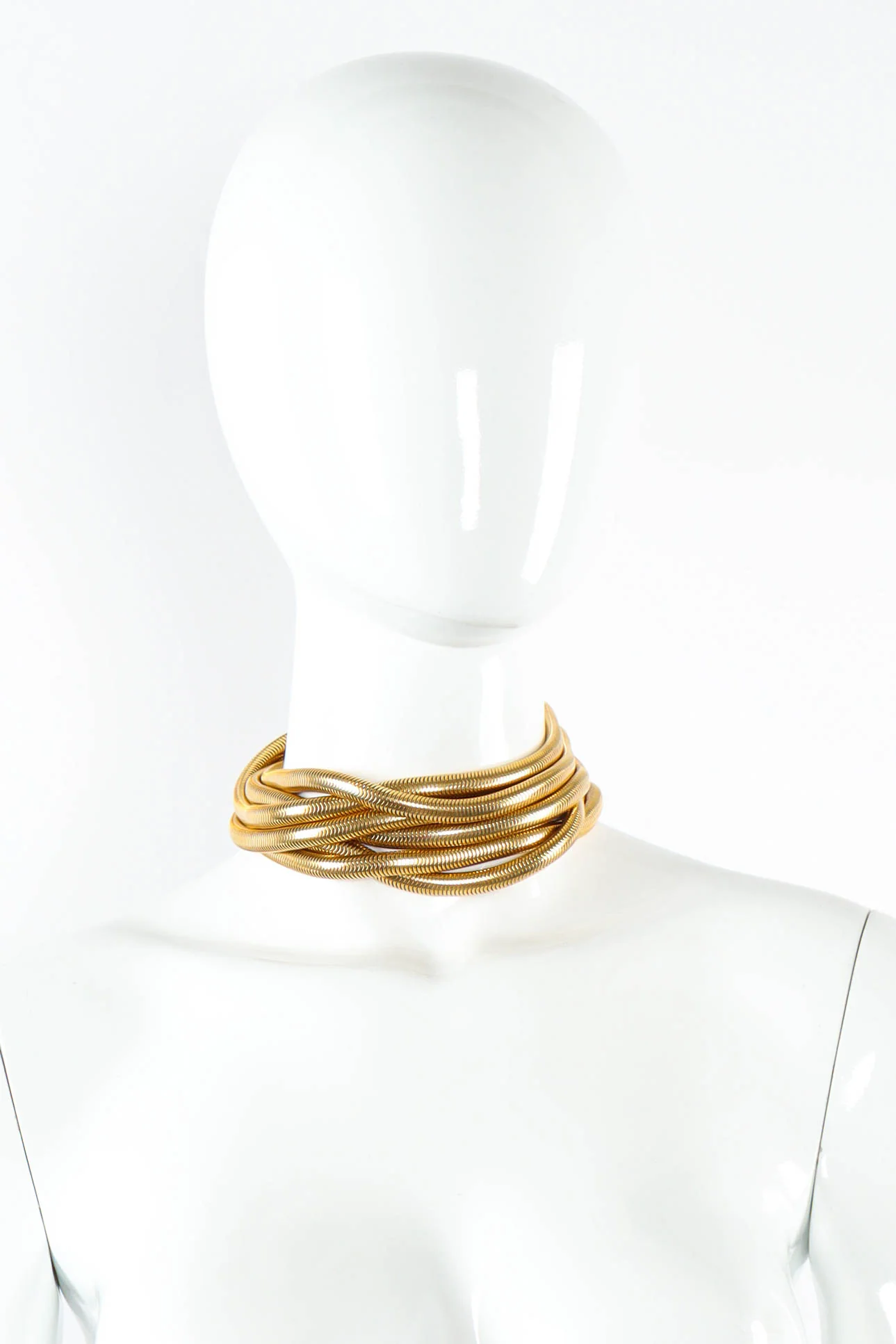 1980s Medusa Snake Chain Choker - Image 2