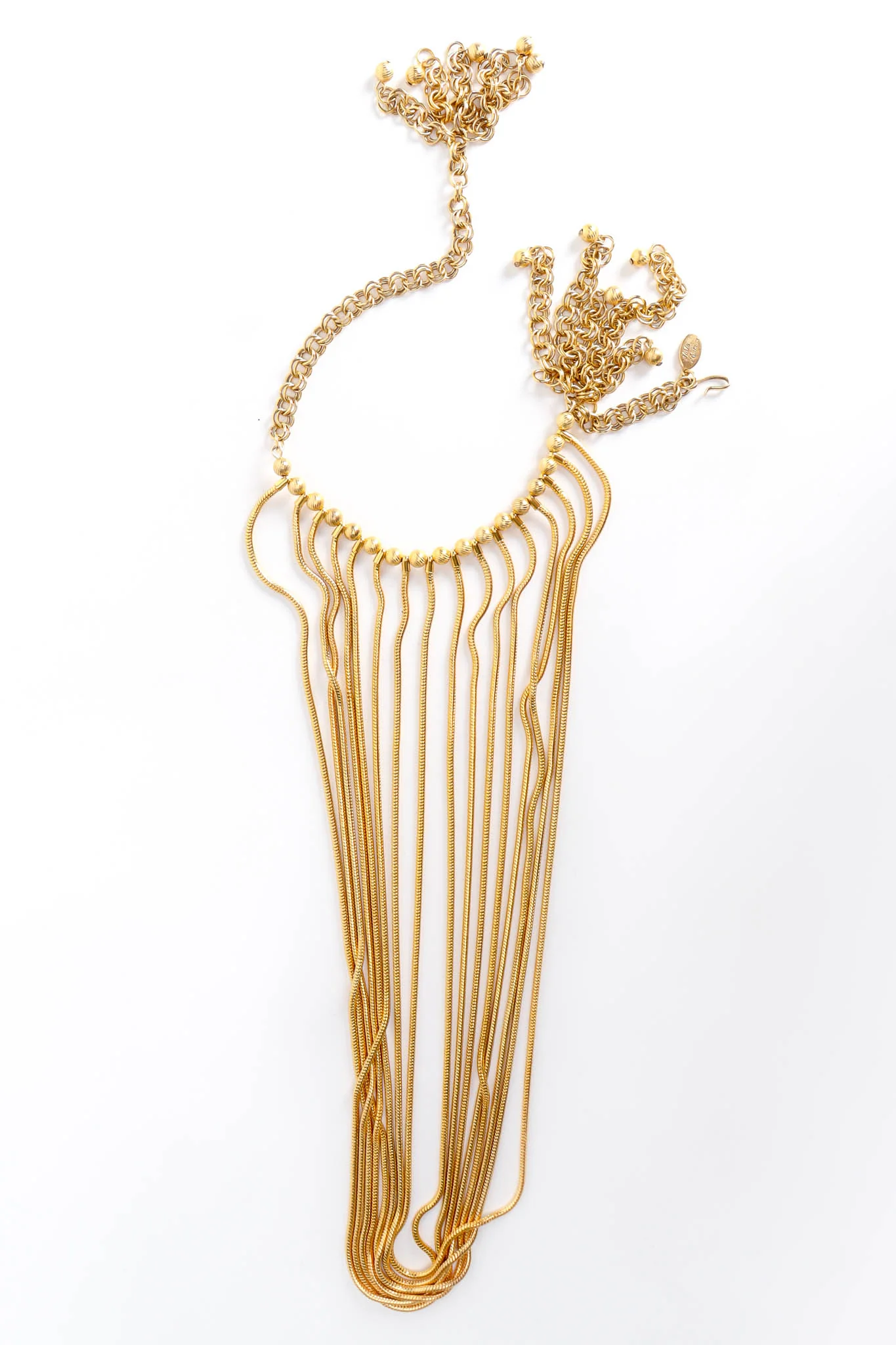 Snake Drape Necklace