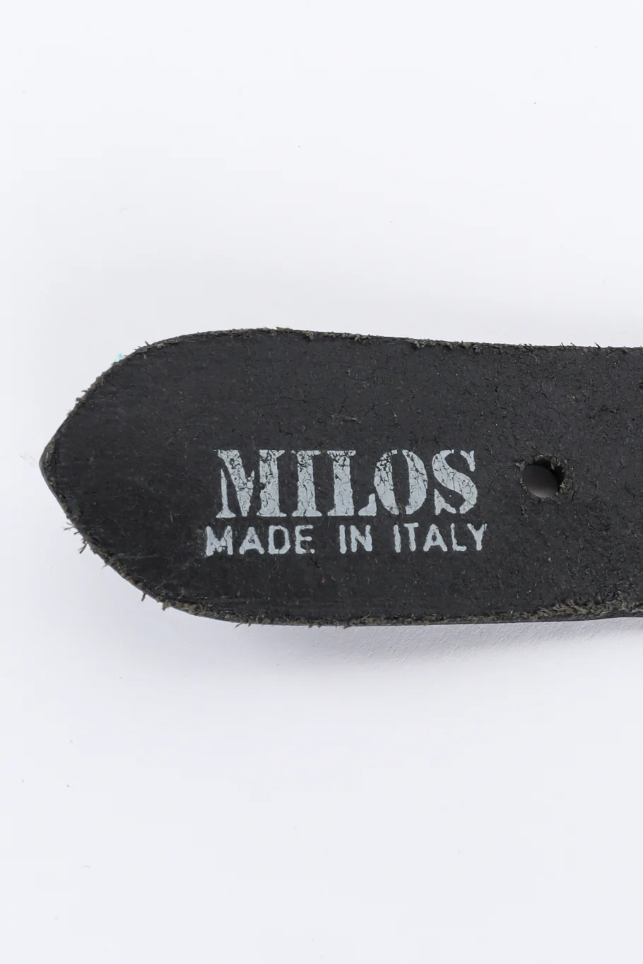 Medusa Sun Emblem Leather Belt - Image 10