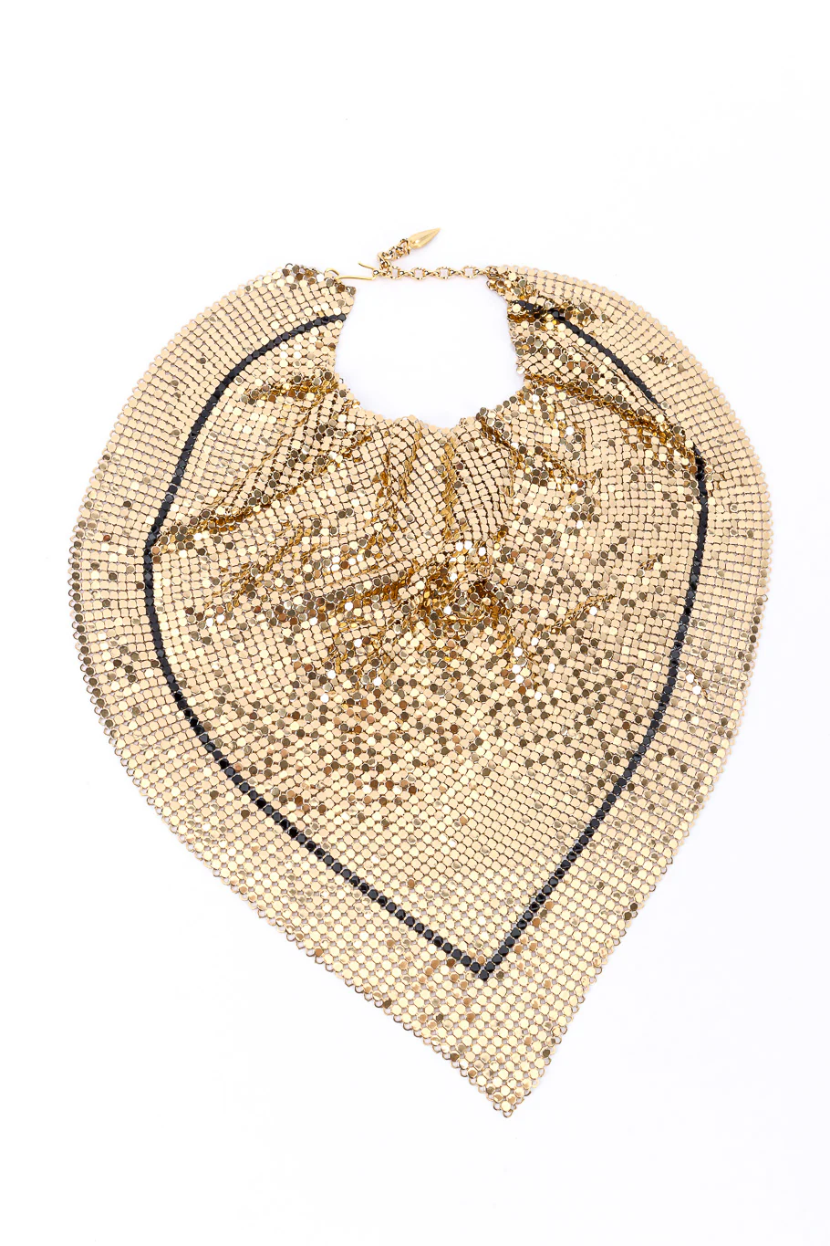 Mesh Chain Scarf Bib Necklace