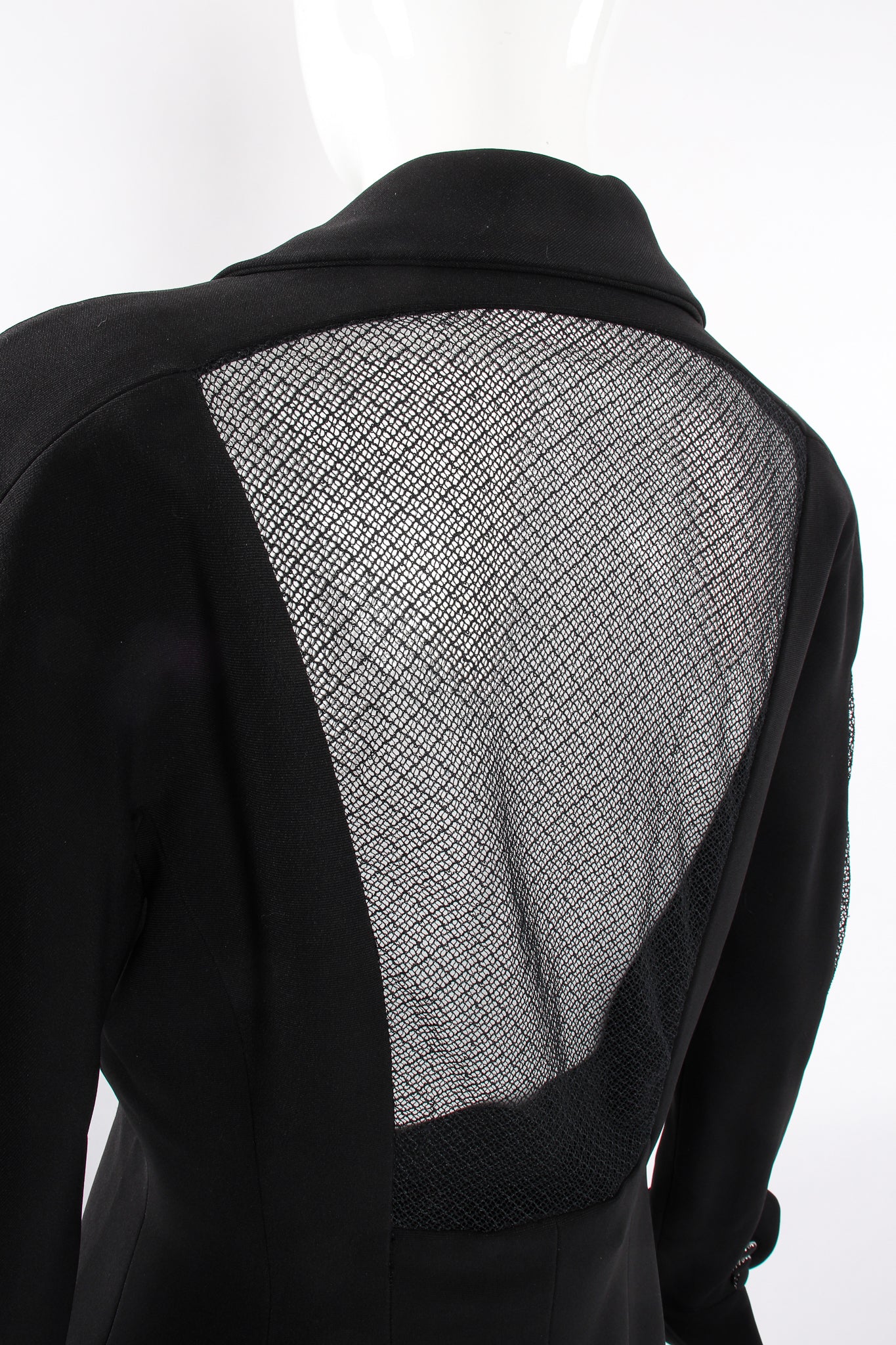 Mesh Cutout Jacket & Skirt Set - Image 3