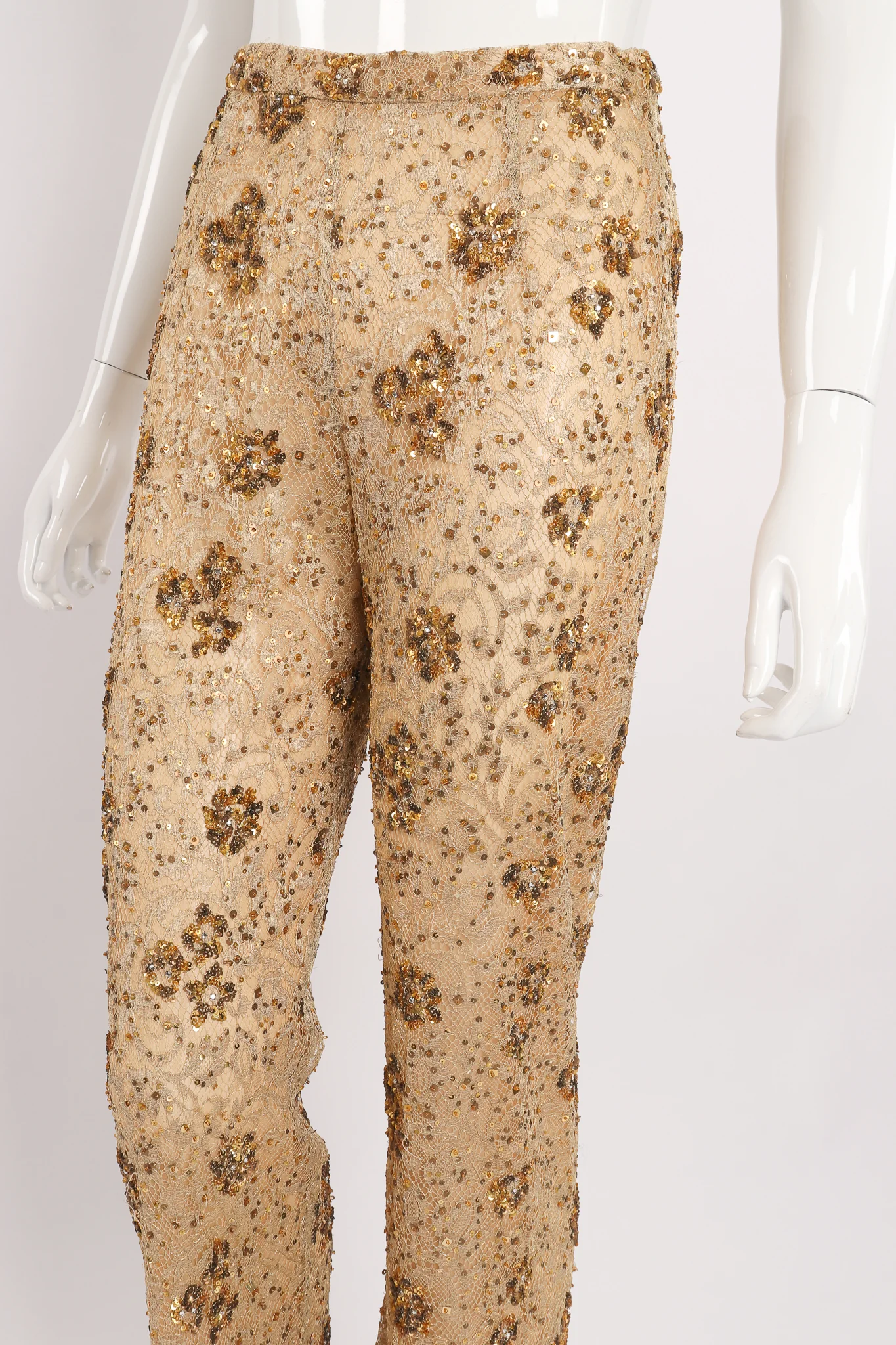 Mesh Fringe Jacket & Sequin Pant Set - Image 9