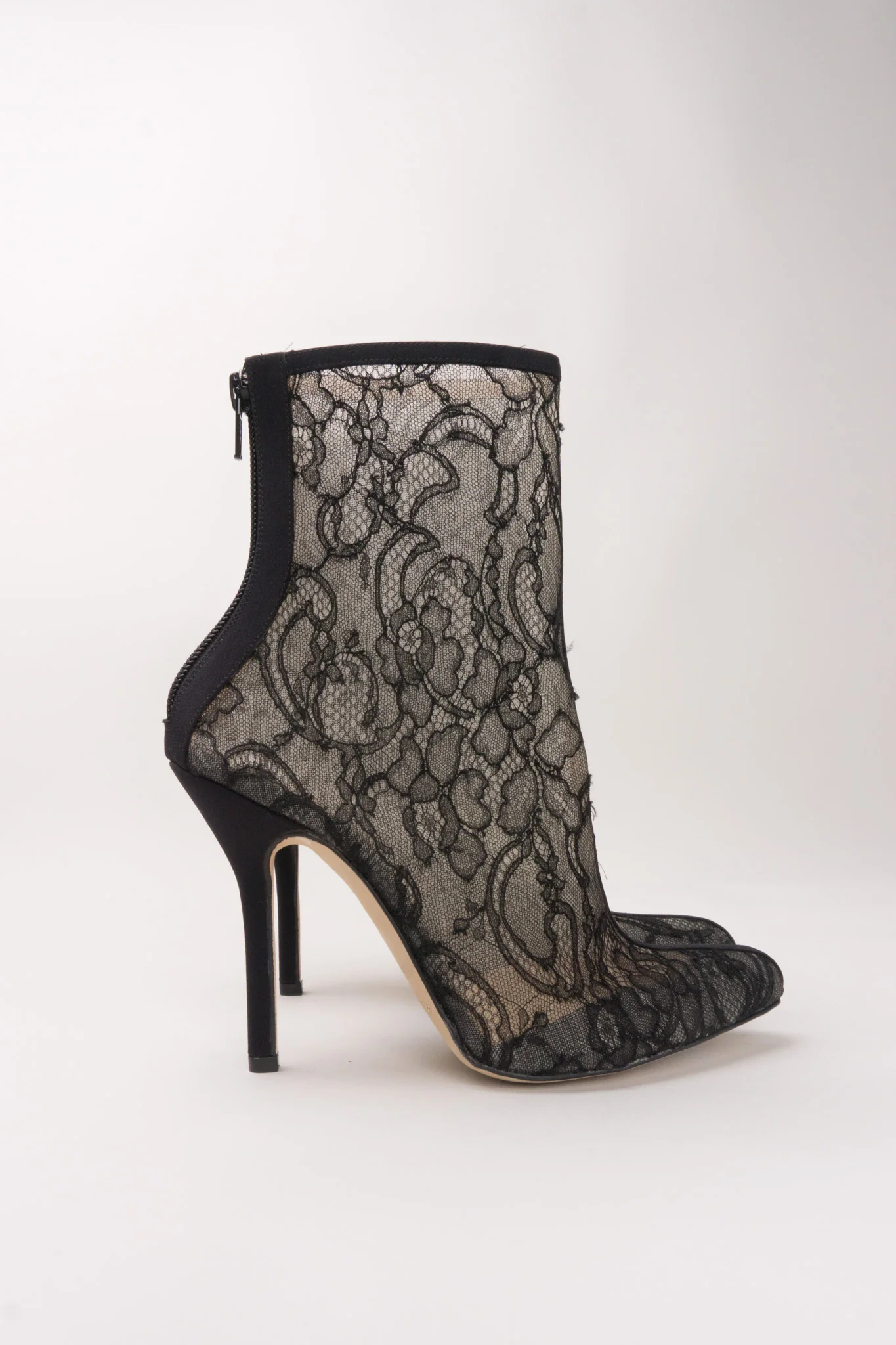 Mesh Lace Boots - Image 4