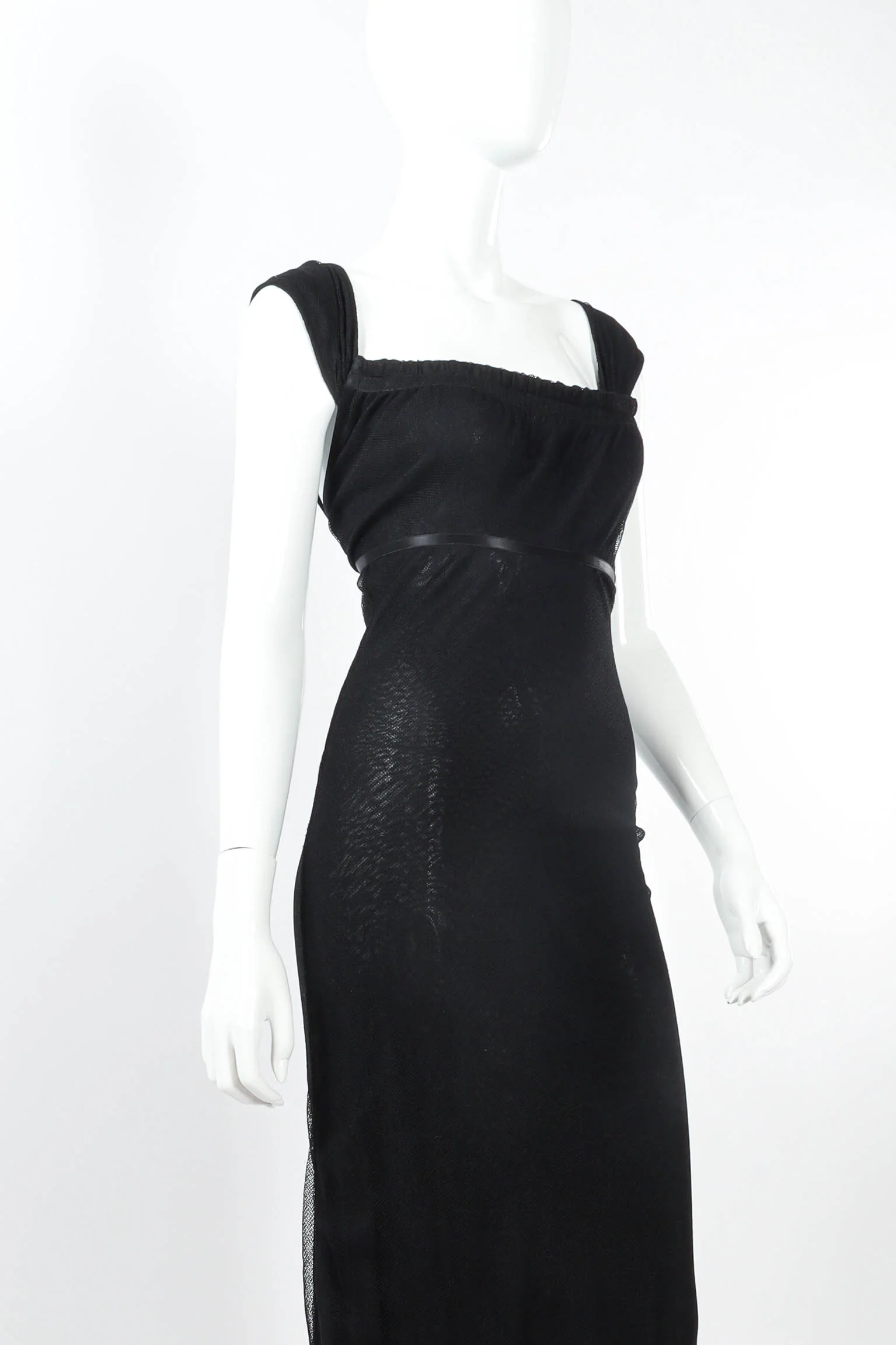 Ribbon Mesh Maxi Dress - Image 4