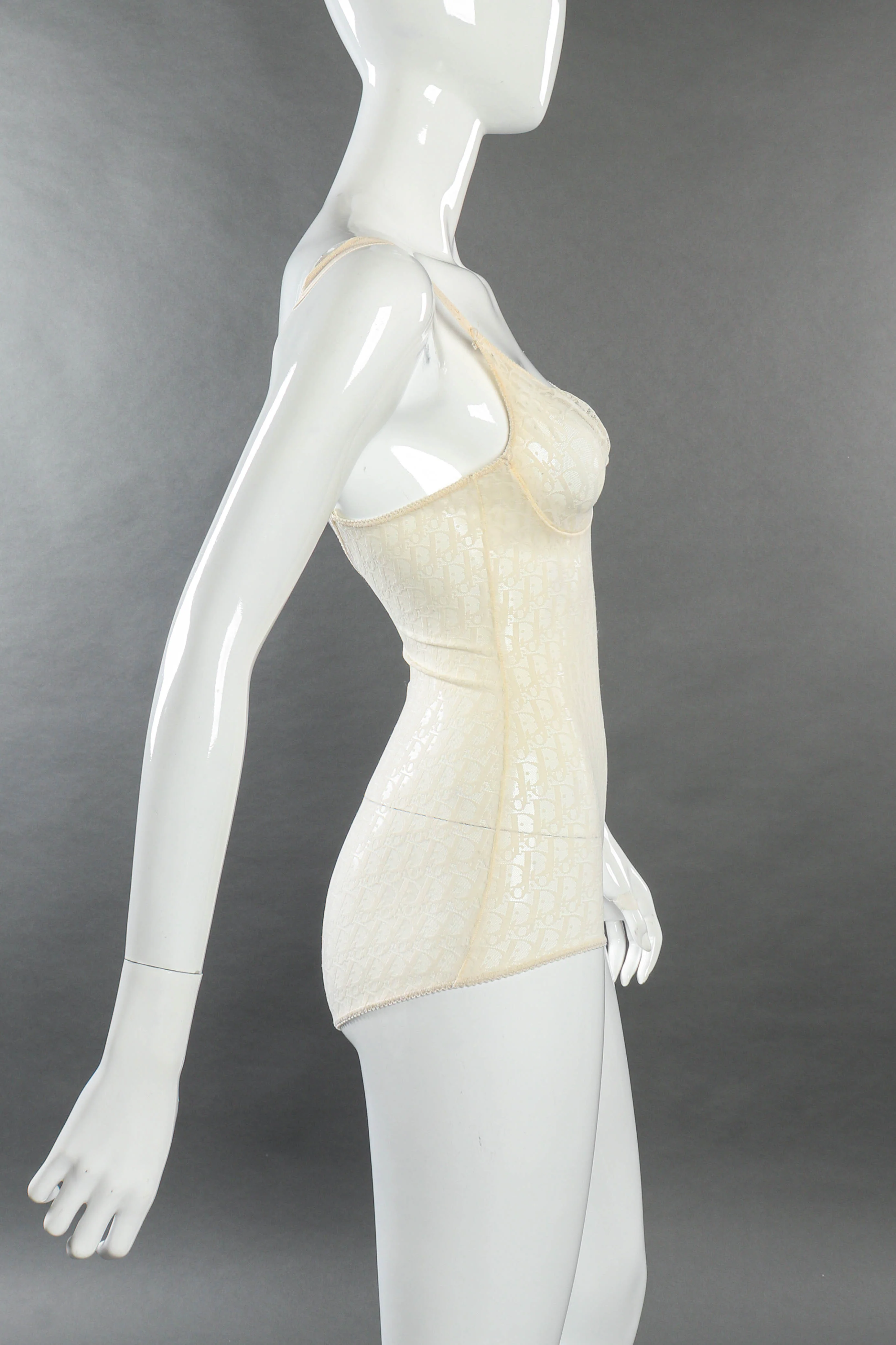 Mesh Monogram Bodysuit - Image 2
