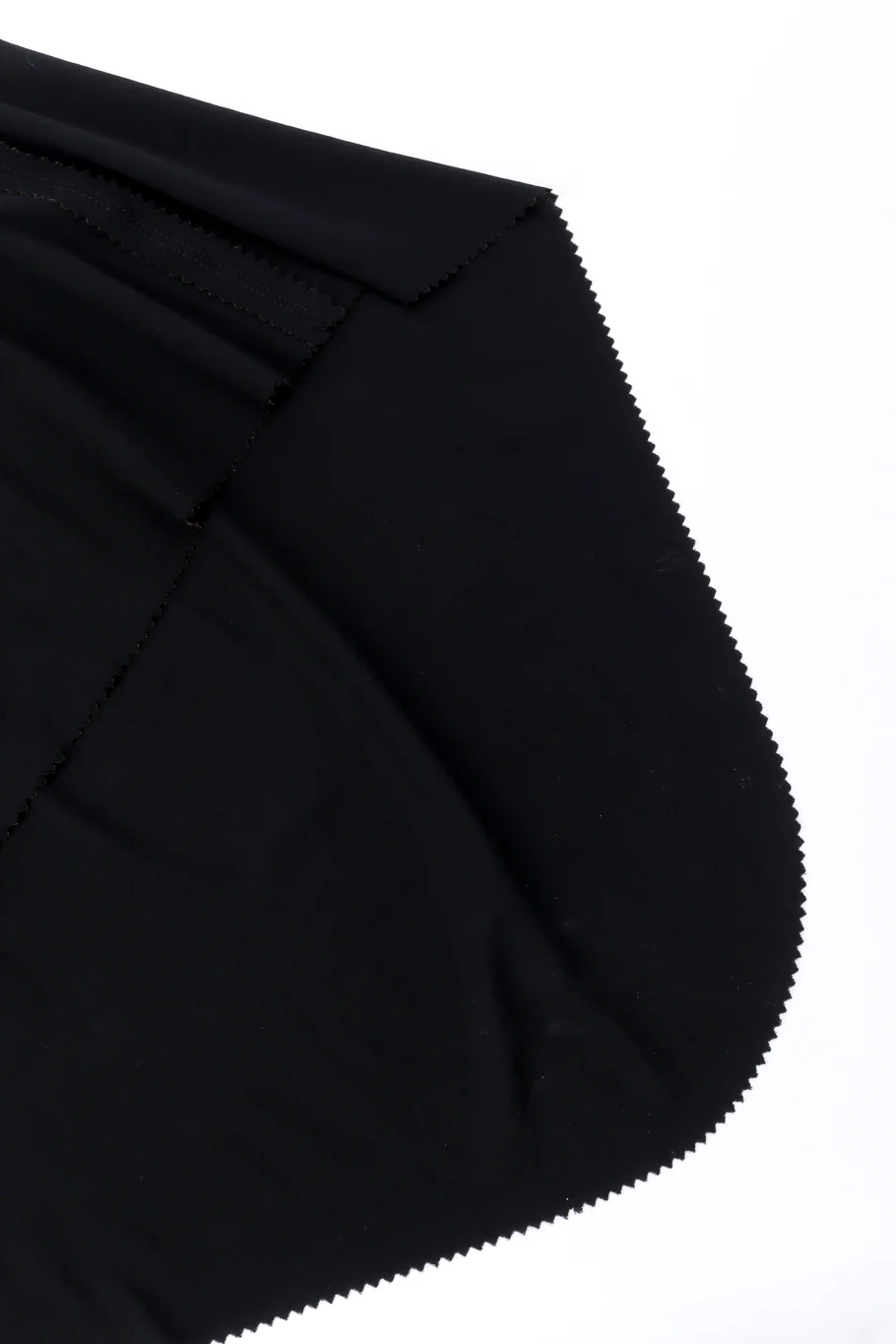 Mesh Overlay Jagged Hem Skirt - Image 4