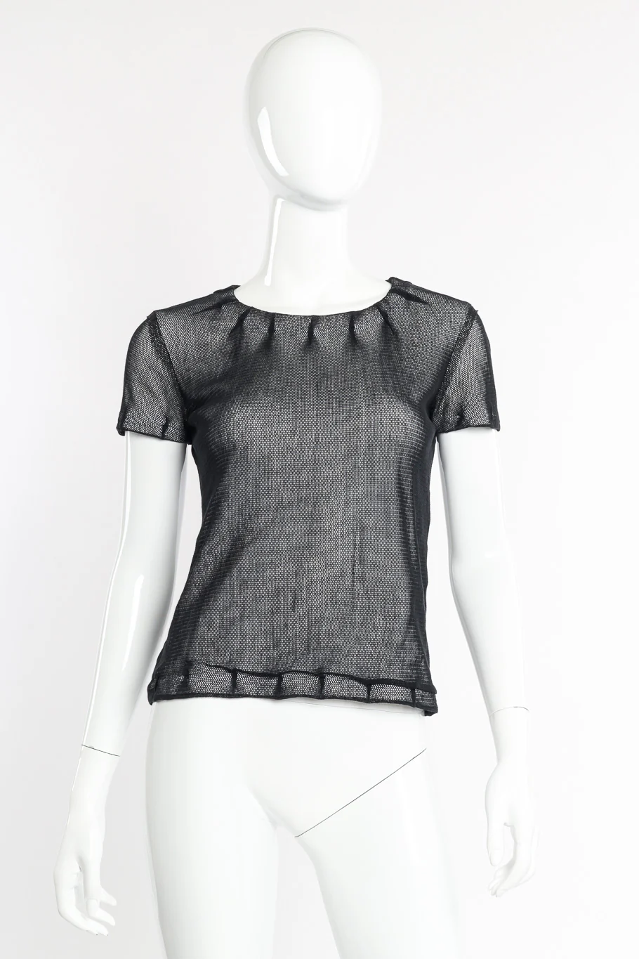 Mesh Overlay Tee - Image 4