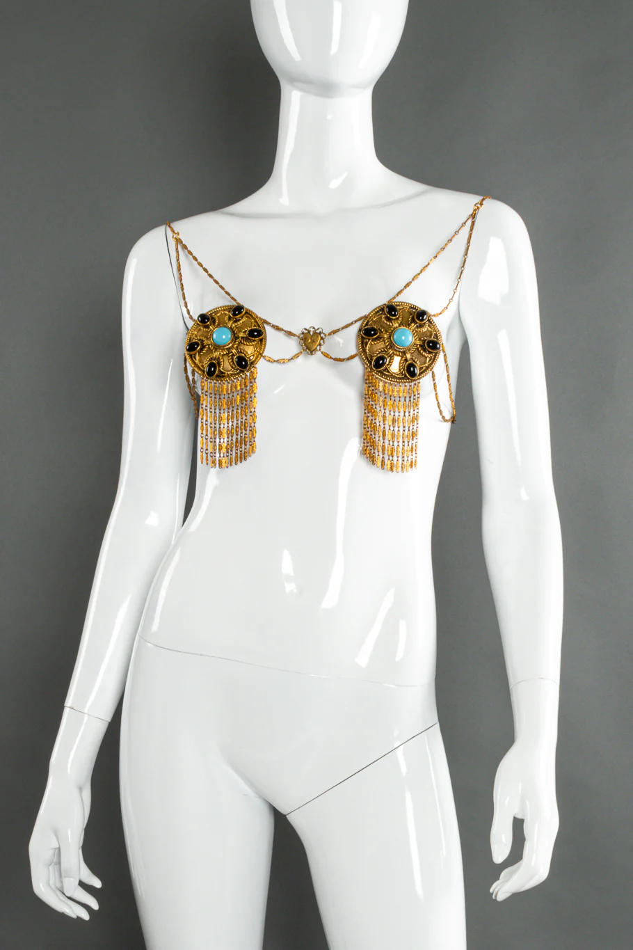 Metal Filigree Fringe Bra - Image 3
