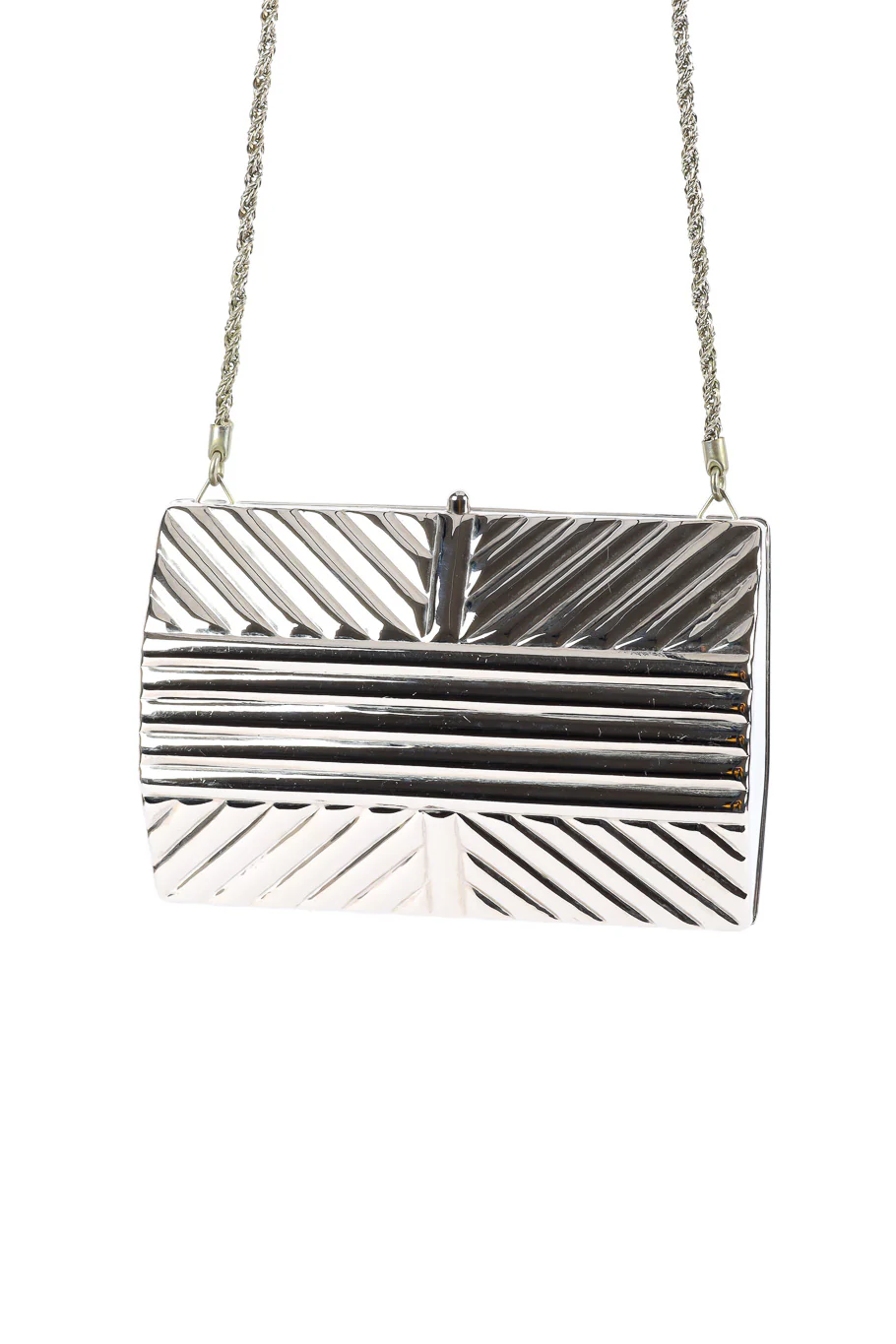 Metal Hexagonal Shoulder Clutch - Image 3