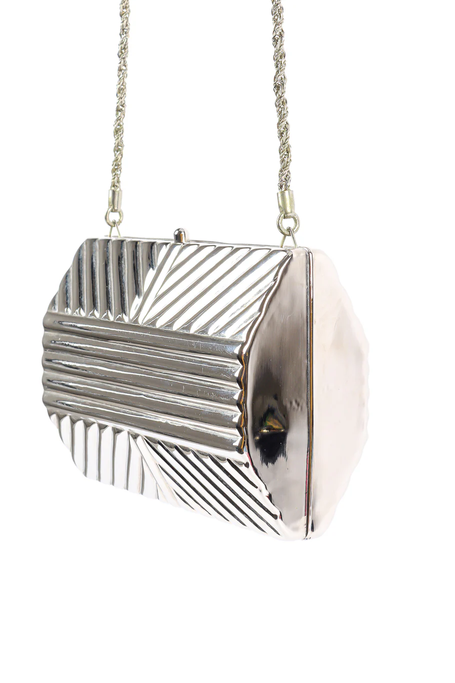 Metal Hexagonal Shoulder Clutch - Image 4
