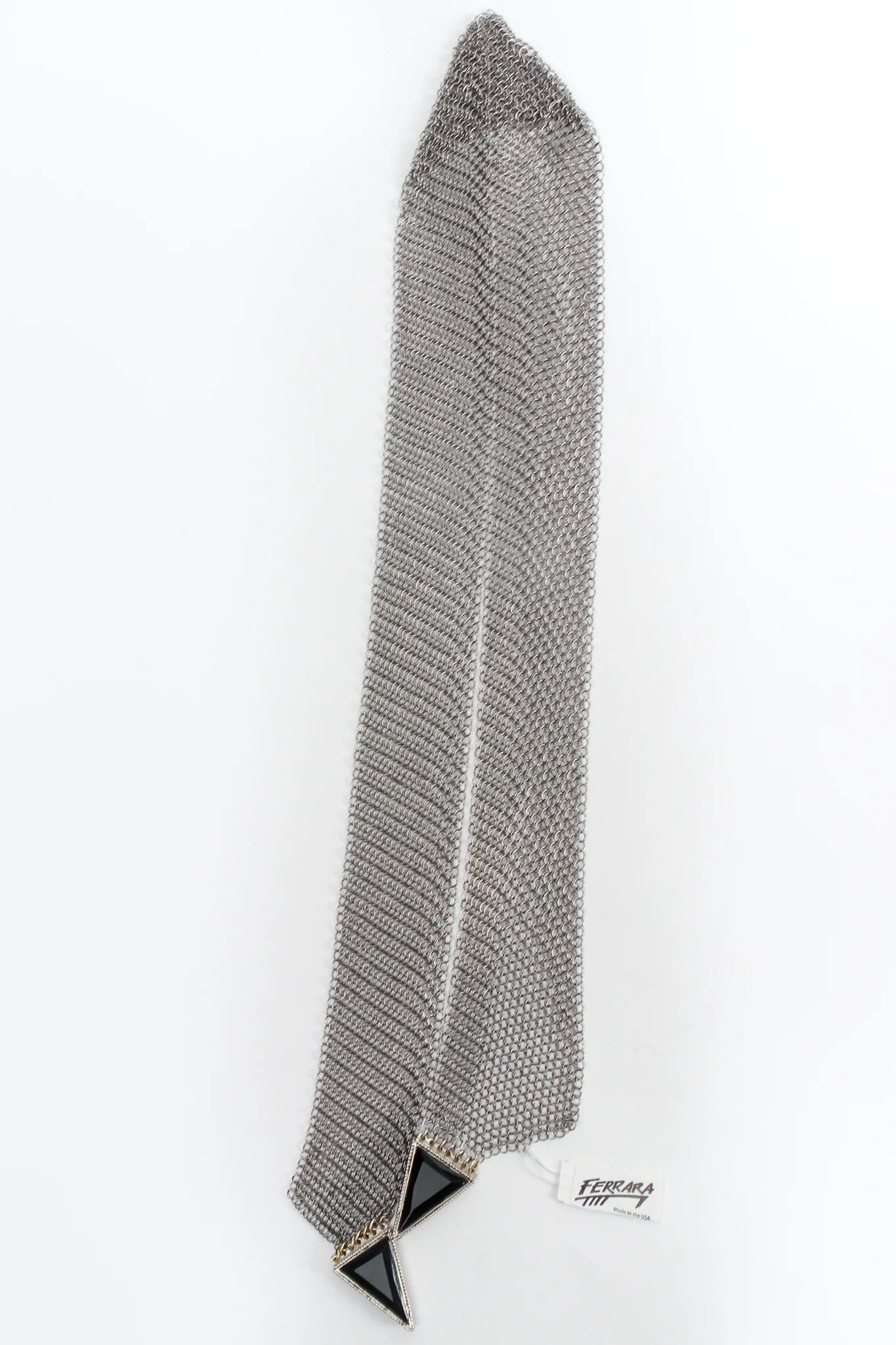 Metal Mesh Crossover Glass Buckle Belt - Image 4