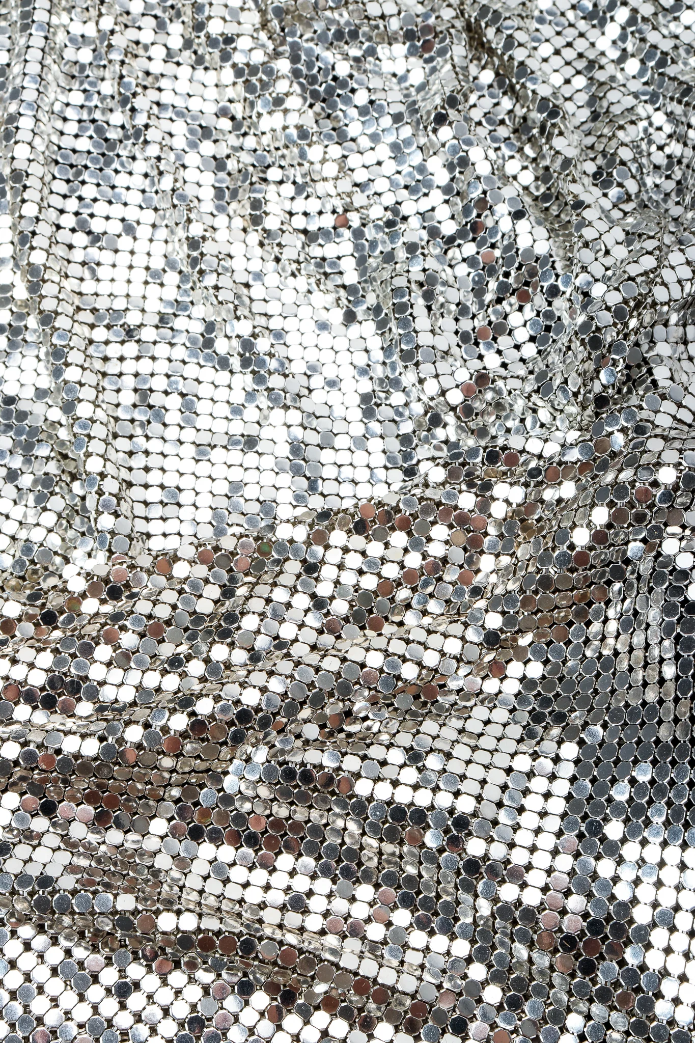 Metal Mesh Draped Cowl Dress - Image 5