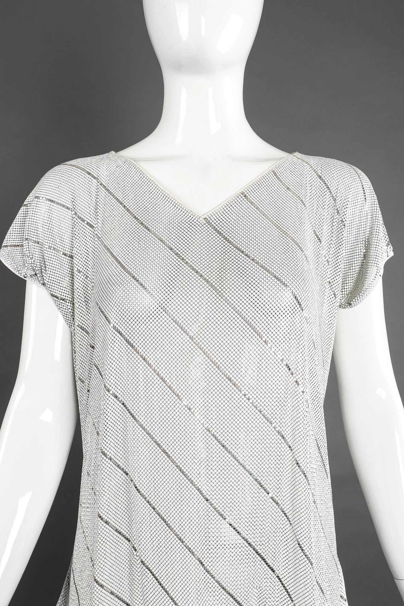 Metal Mesh Stripe Tee - Image 3