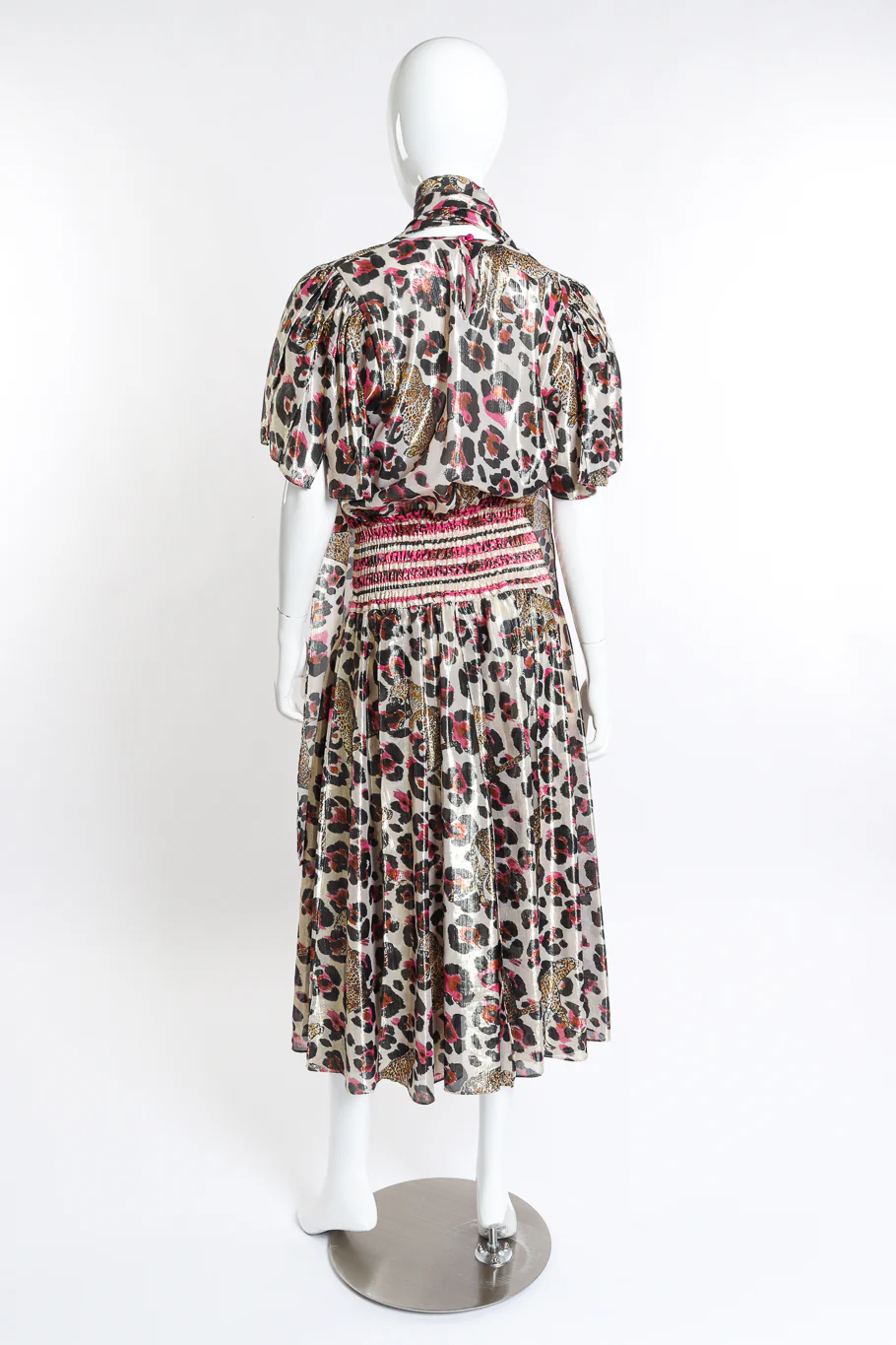 Metallic Animal Cheetah Dress - Image 3
