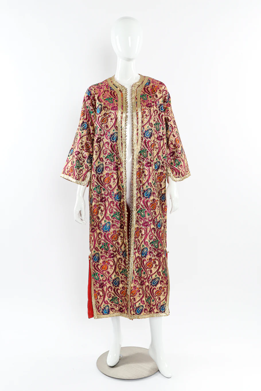 Metallic Brocade Duster