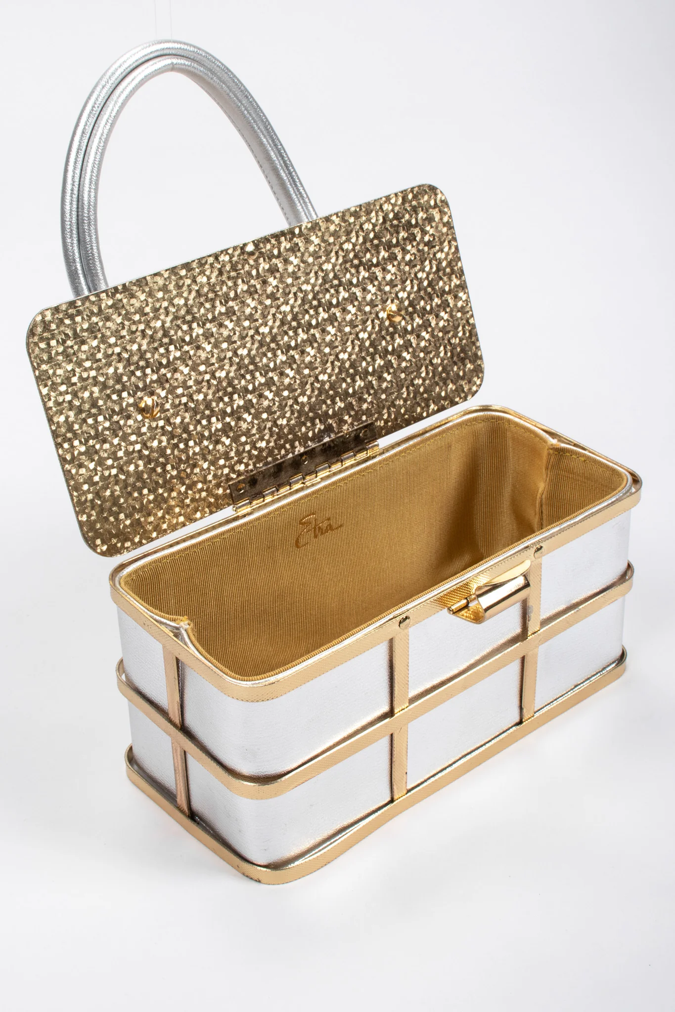 Metallic Cage Box Bag - Image 10