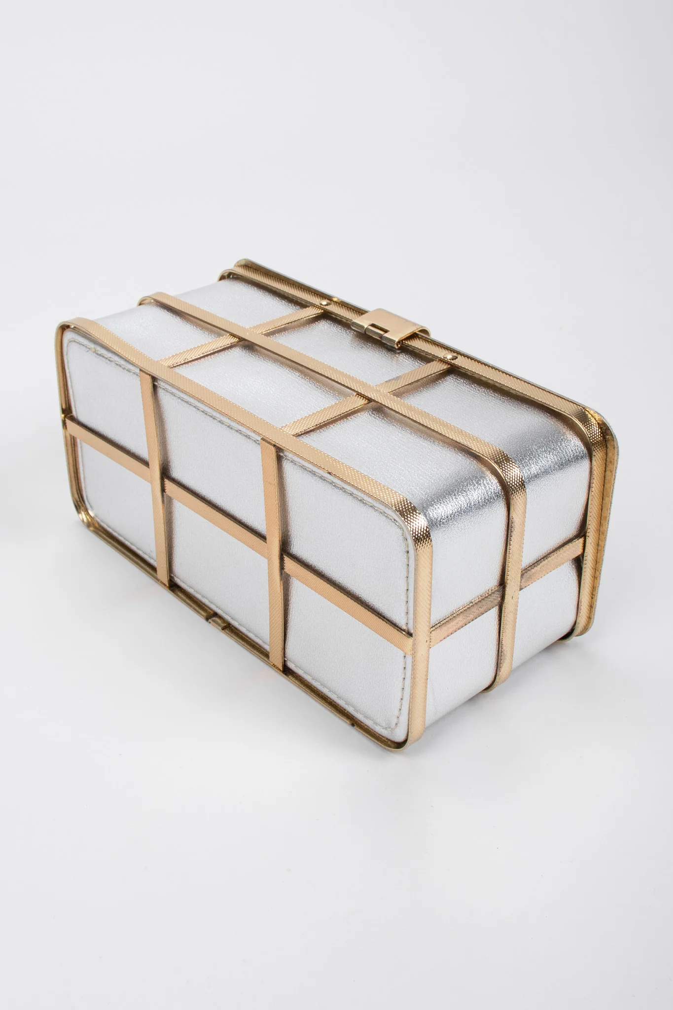 Metallic Cage Box Bag - Image 7