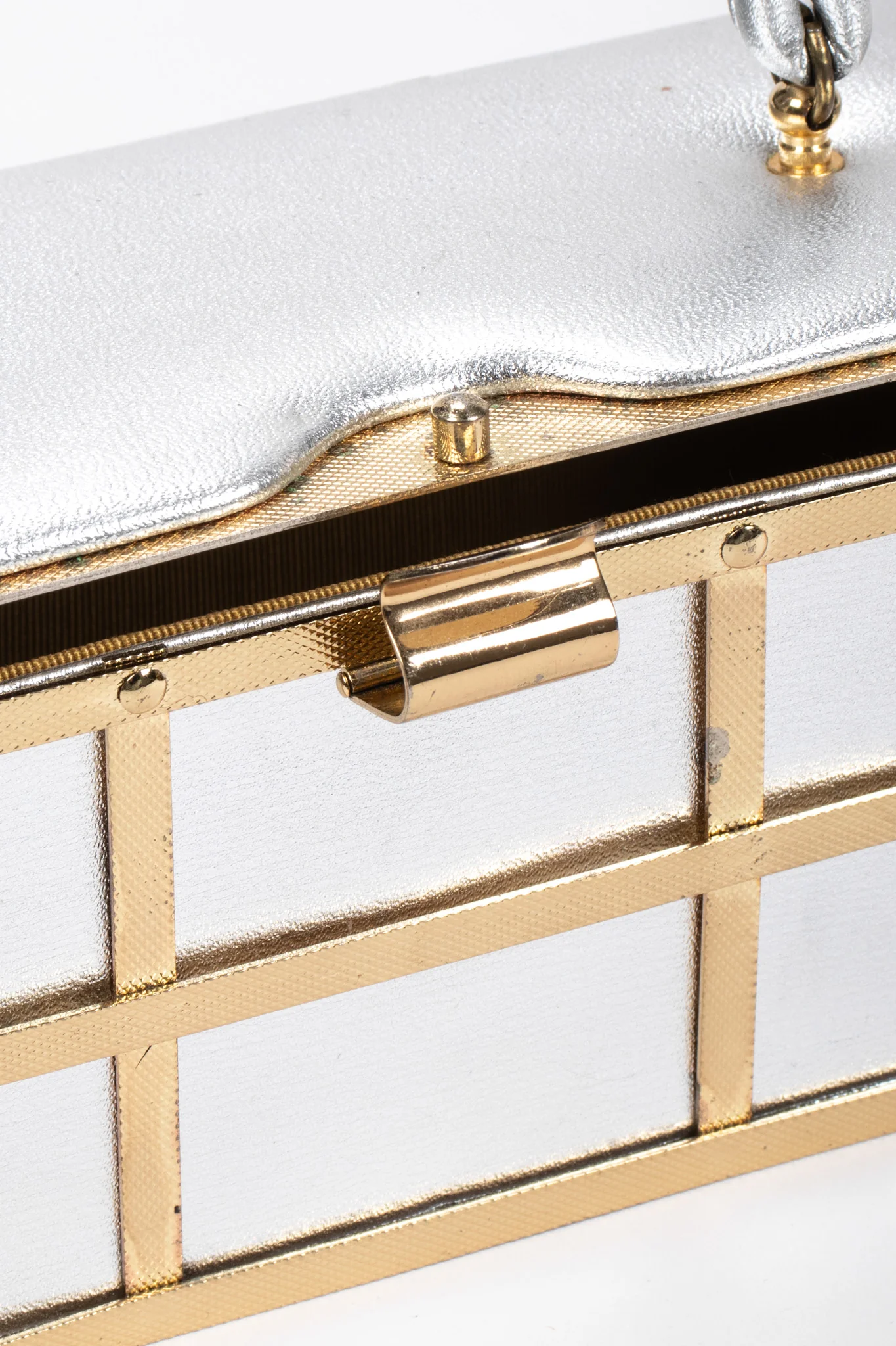 Metallic Cage Box Bag - Image 9
