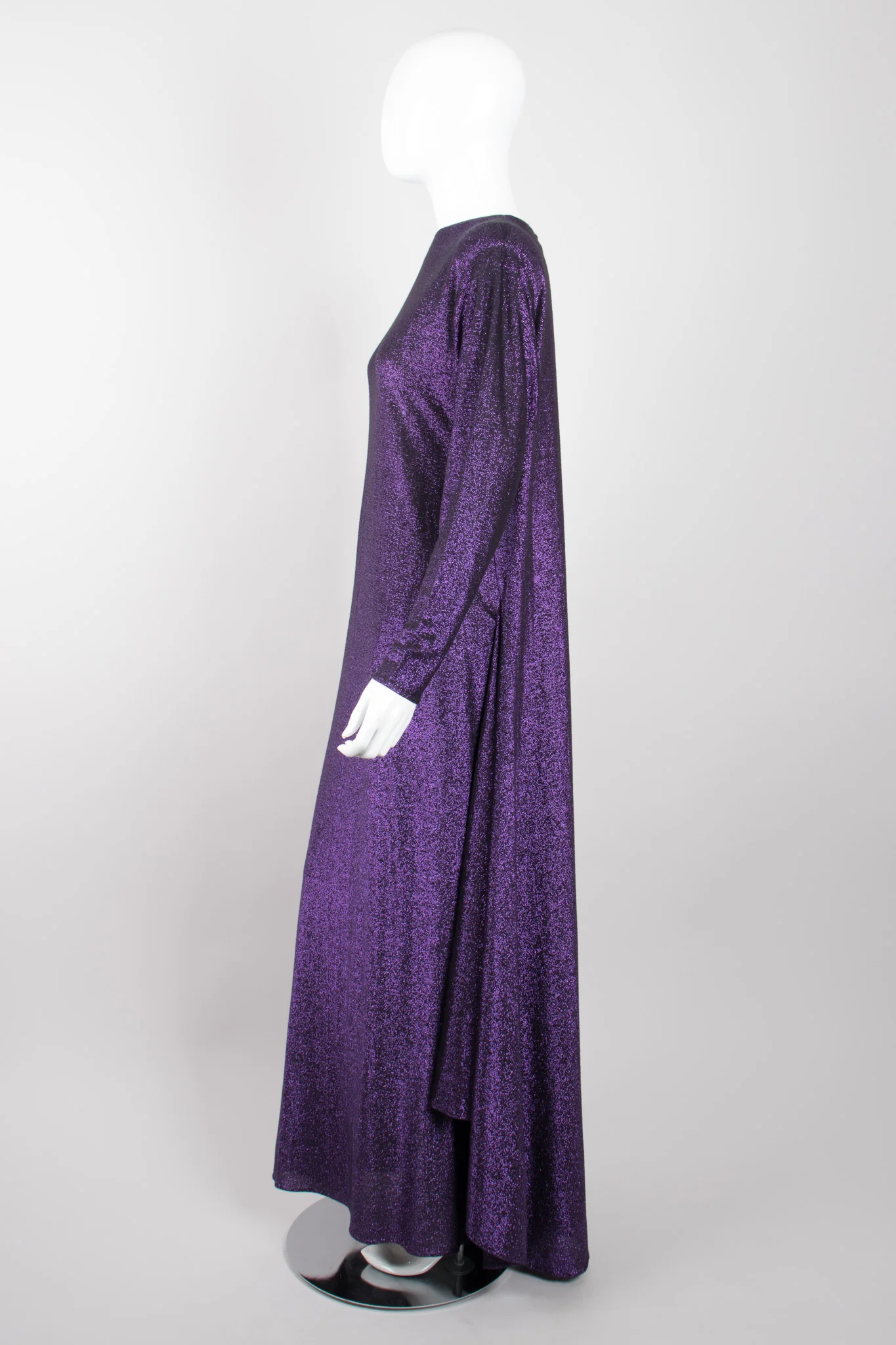 Metallic Cape Dress - Image 4
