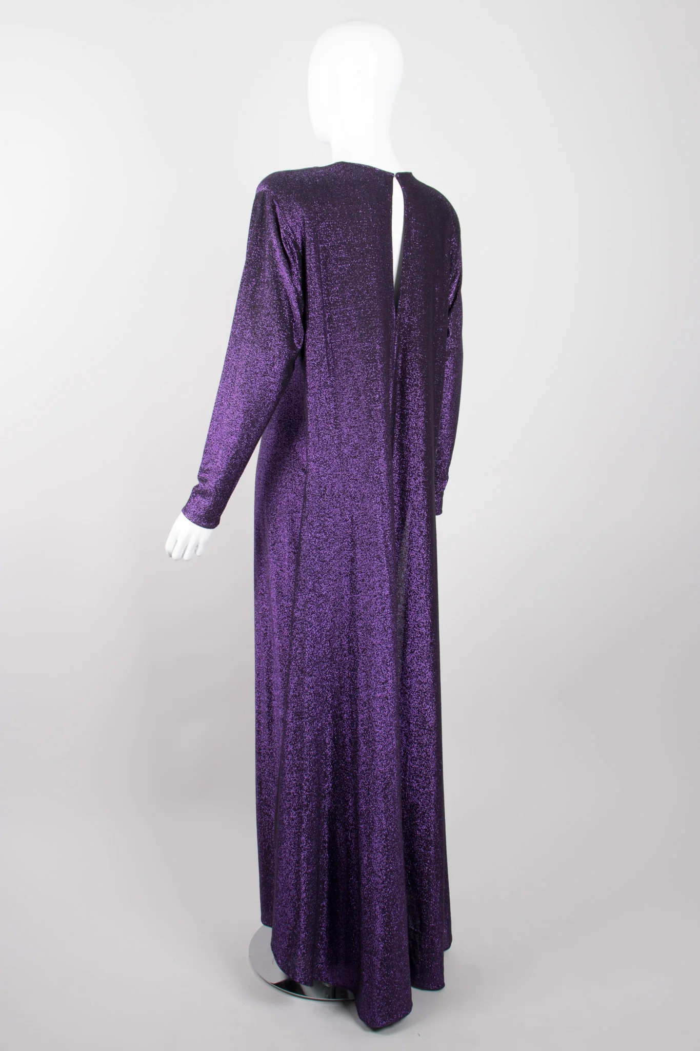 Metallic Cape Dress - Image 5