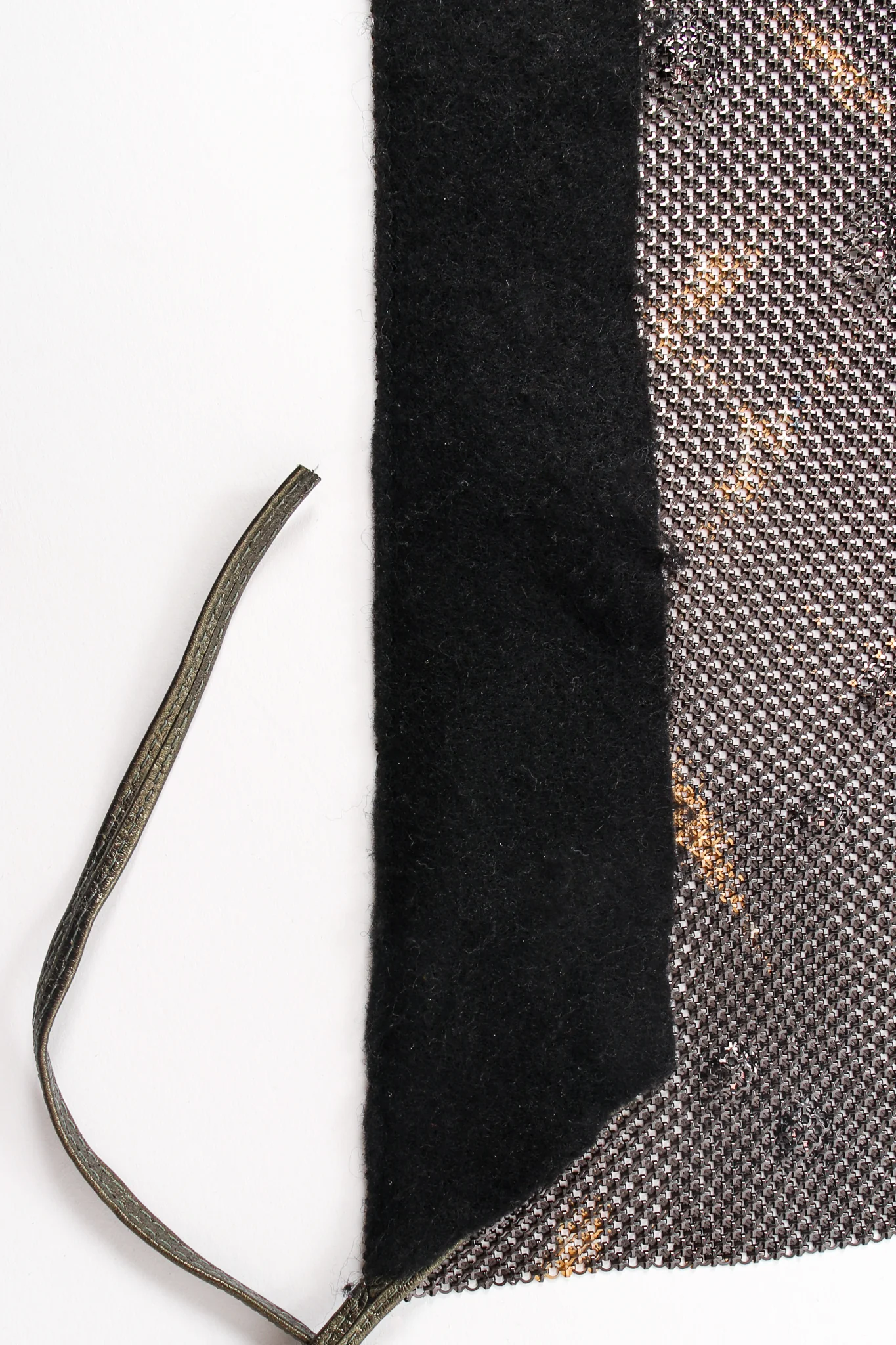 Metallic Square Metal Mesh Collage Halter - Image 7