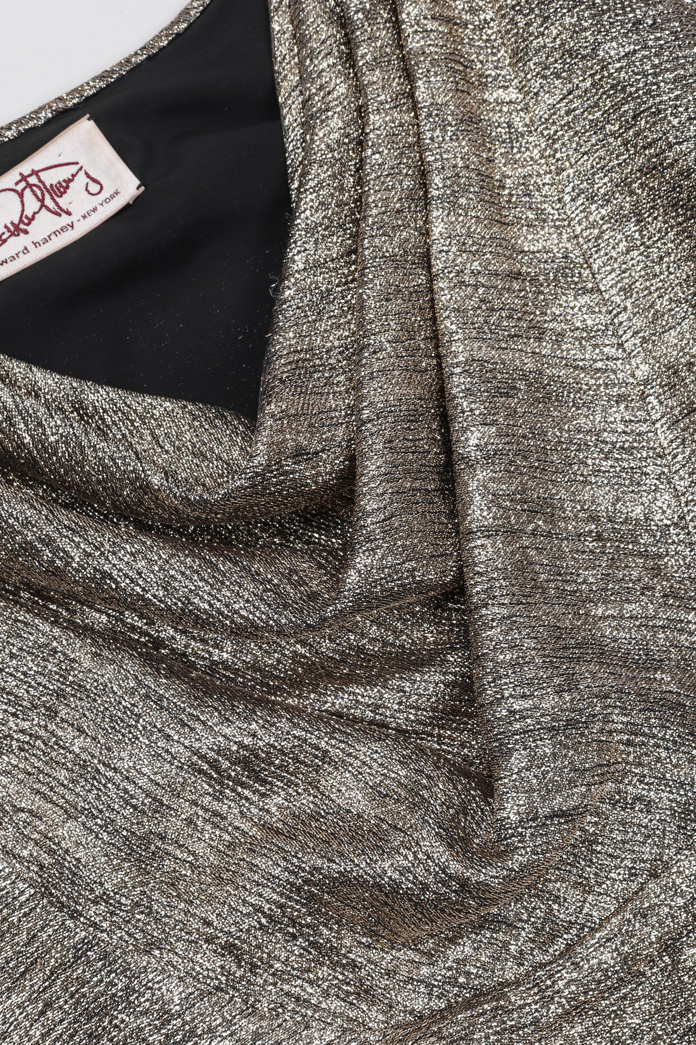 Metallic Cowl Back Dress - Image 14
