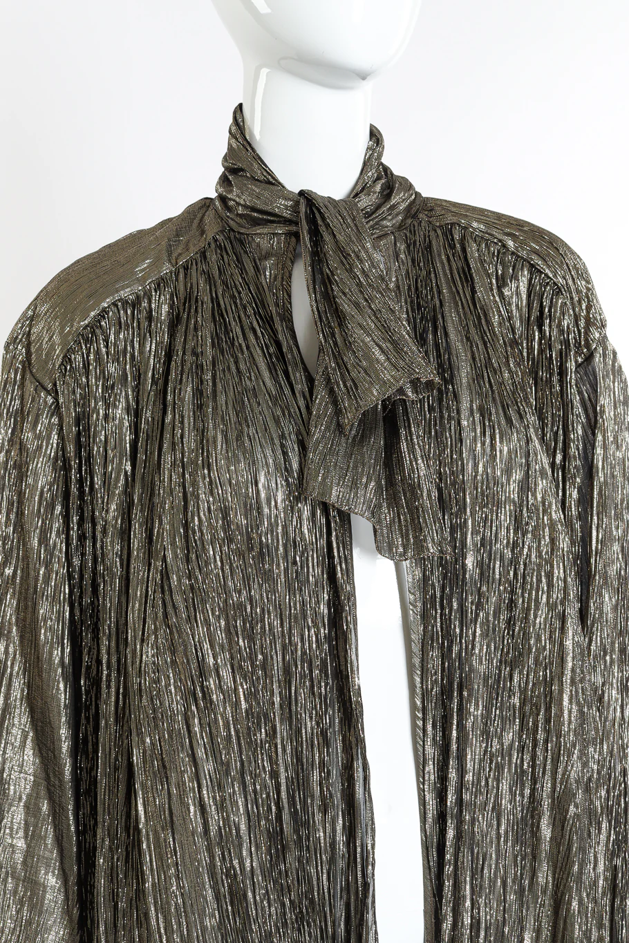 Metallic Crinkled Duster - Image 5