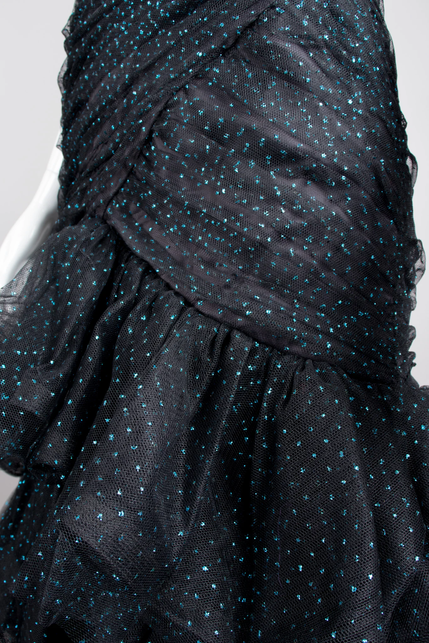 Metallic Dot Pouf Dress - Image 9