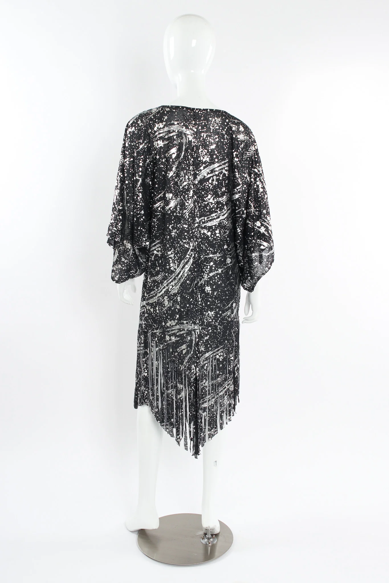 Metallic Paint Drip Dress - Image 3