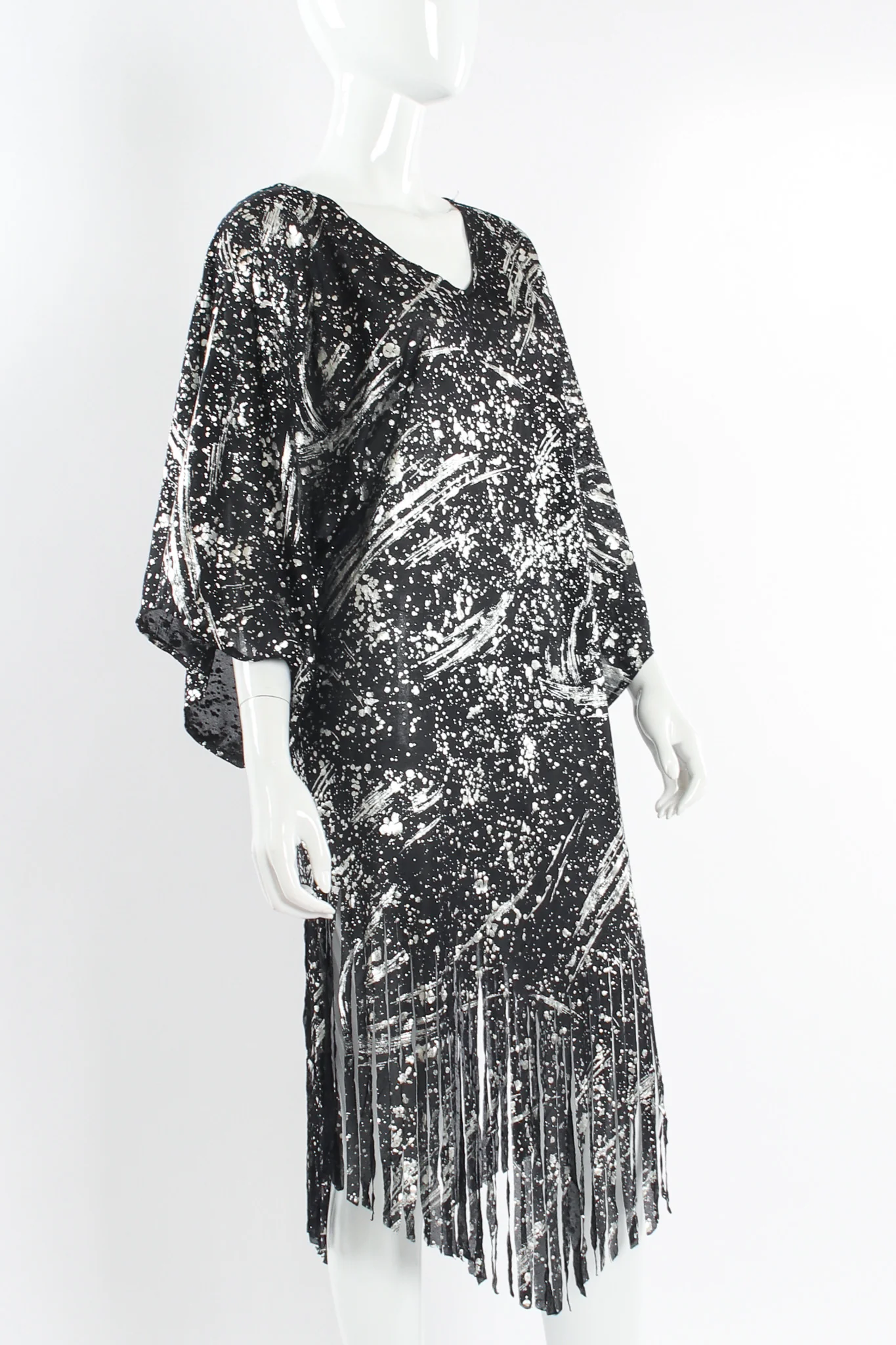 Metallic Paint Drip Dress - Image 6