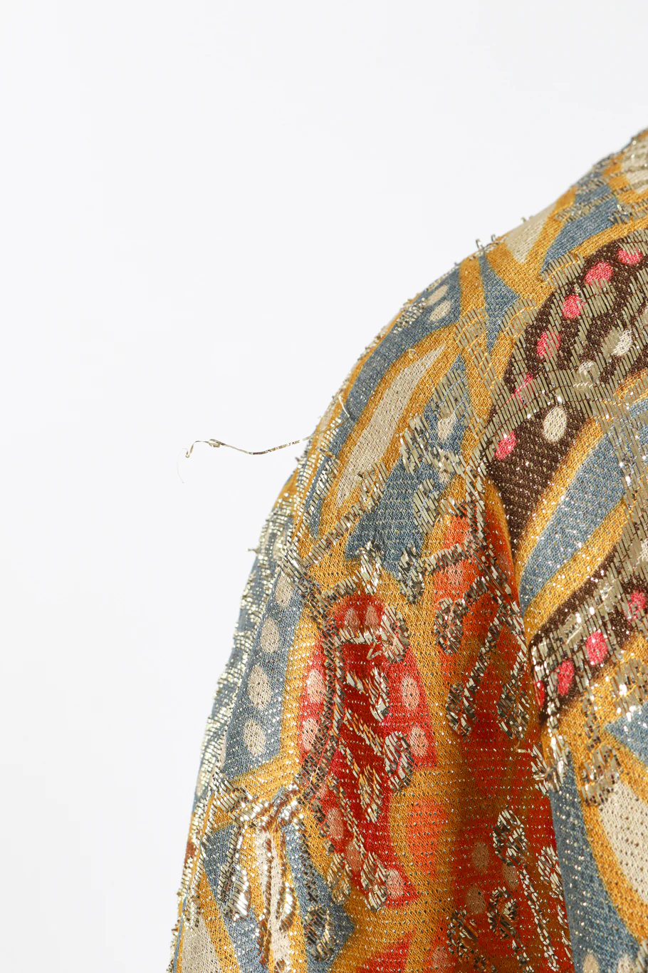 Metallic Floral Hostess Caftan - Image 10