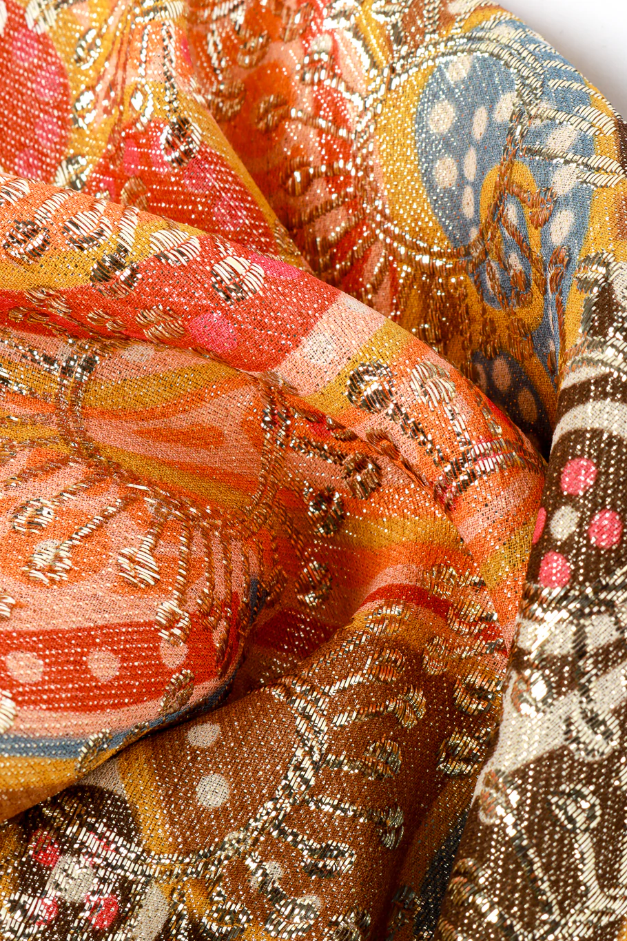 Metallic Floral Hostess Caftan - Image 6