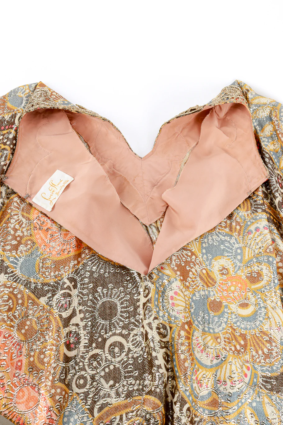 Metallic Floral Hostess Caftan - Image 8