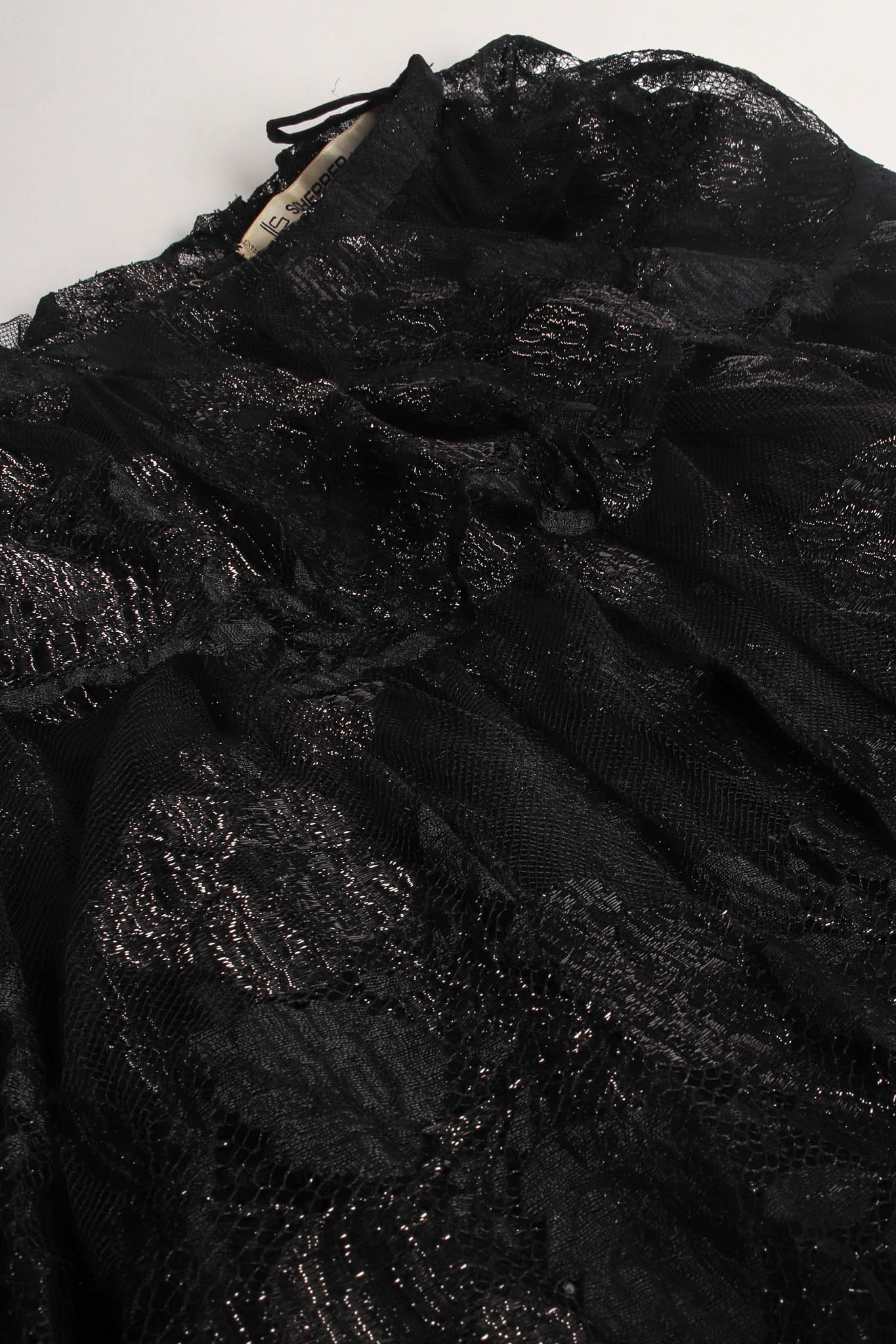 Metallic Floral Lace Top & Skirt Set - Image 17