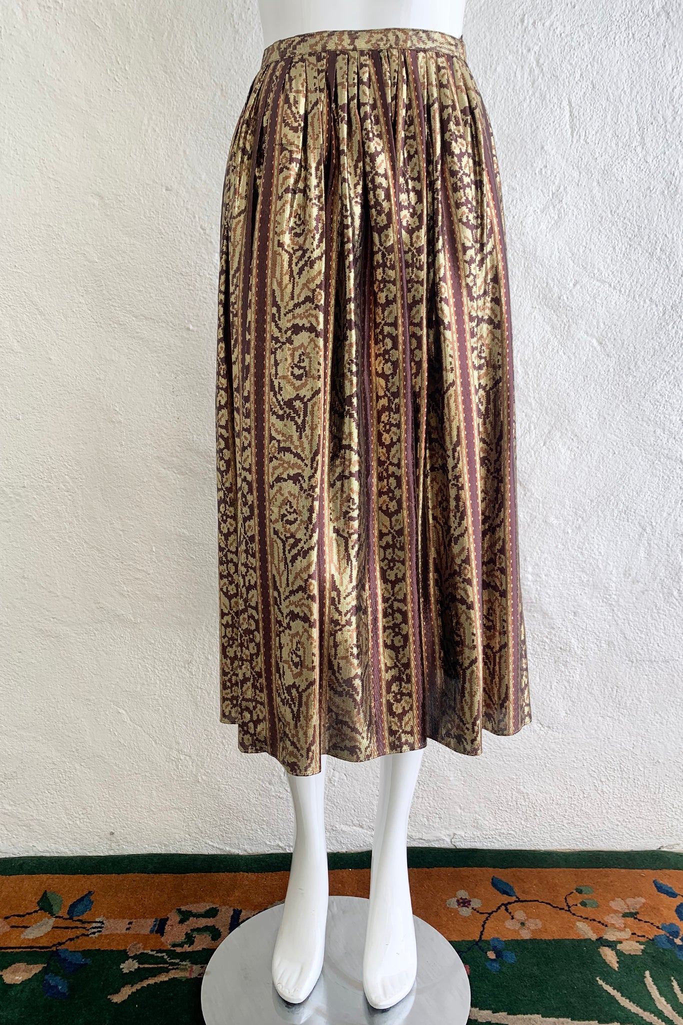 Metallic Ikat Blouse & Skirt Set - Image 8