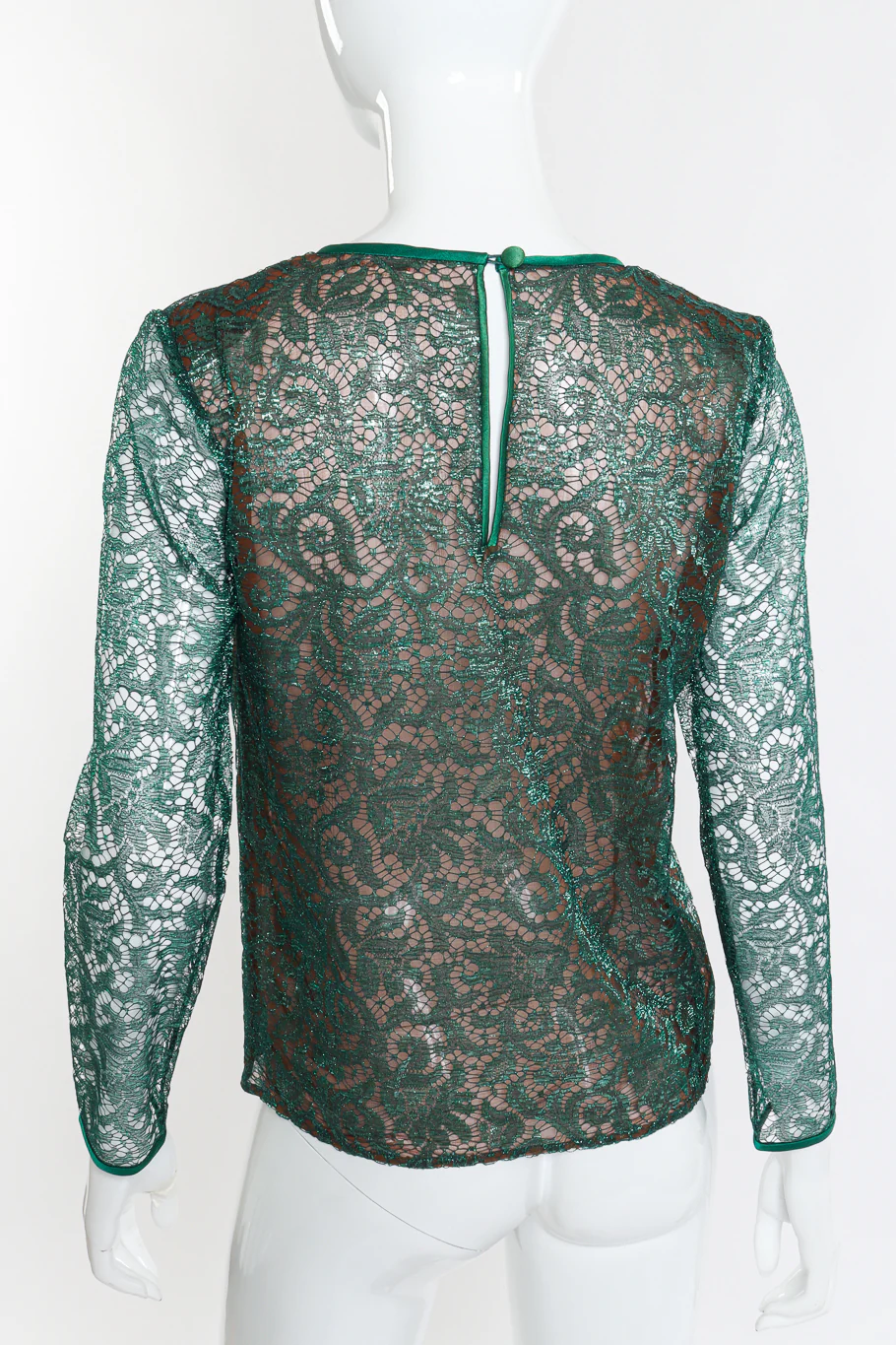 Metallic Lace Blouse - Image 5