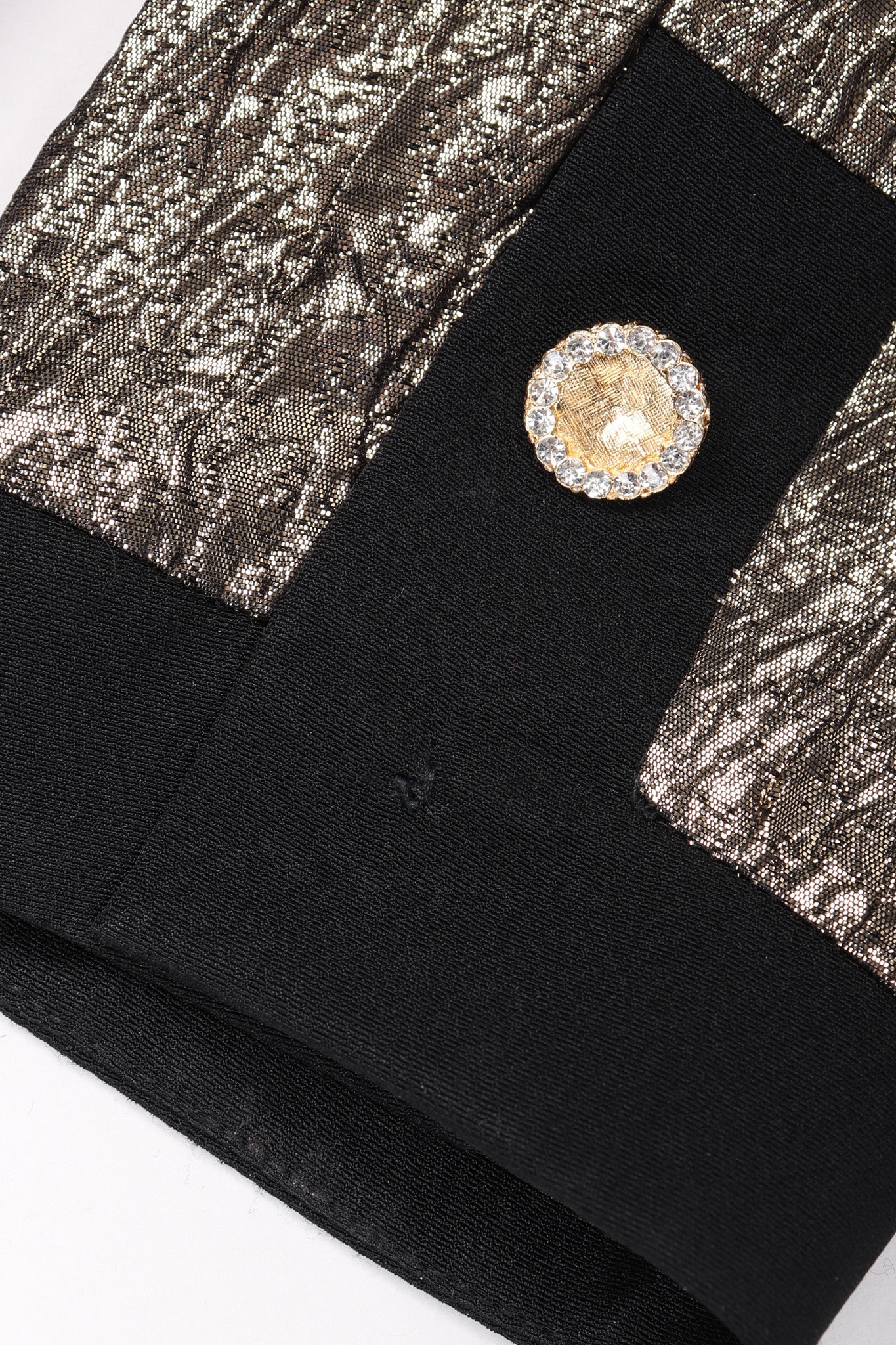Metallic Lamé Collarless Jacket - Image 16