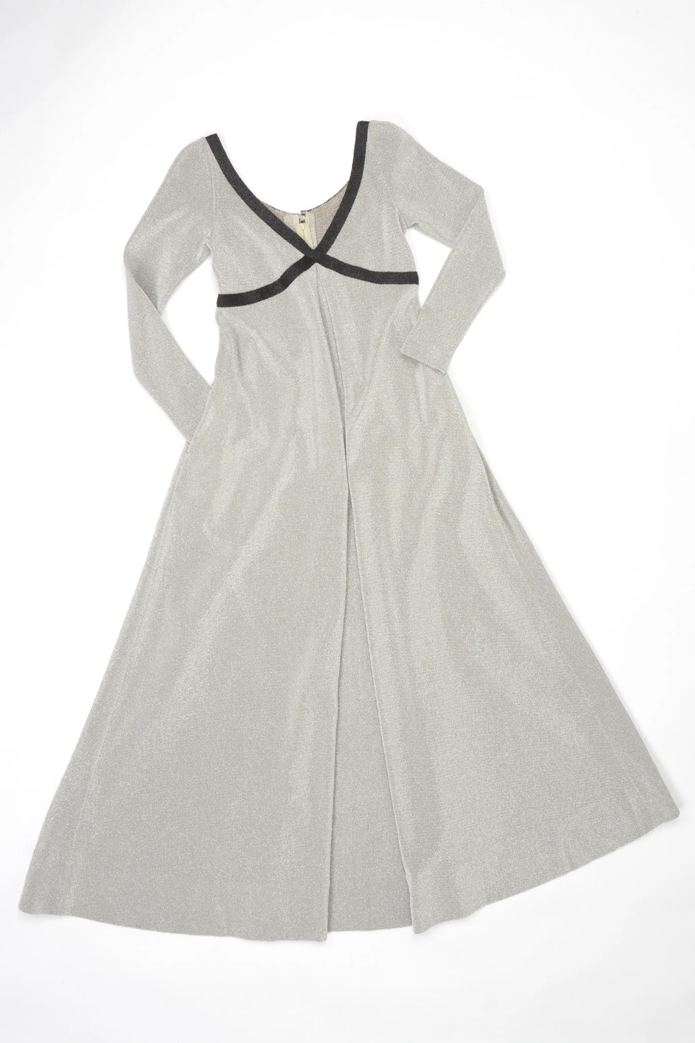 Metallic Lamé Cross My Heart Dress - Image 10