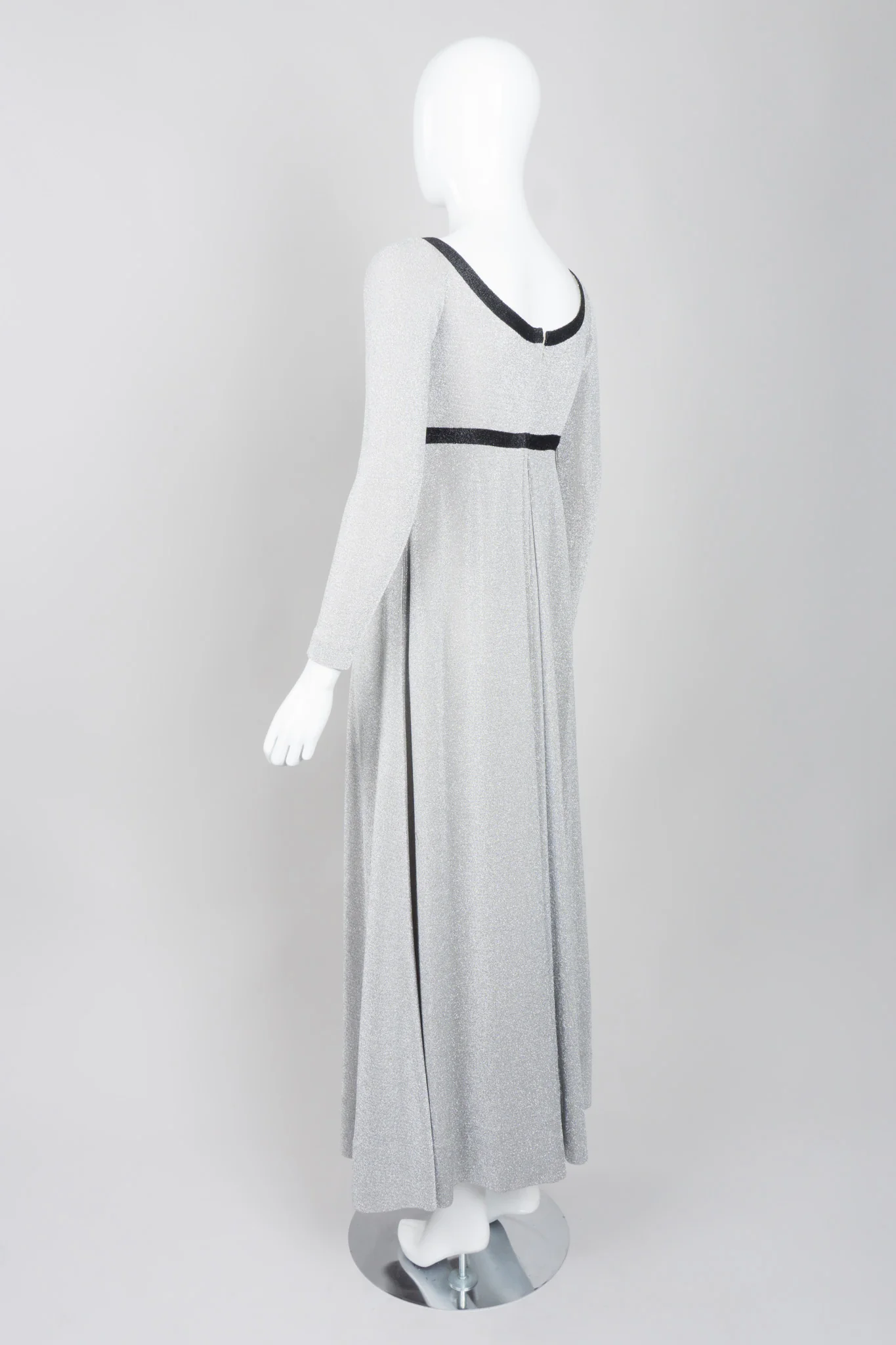 Metallic Lamé Cross My Heart Dress - Image 4