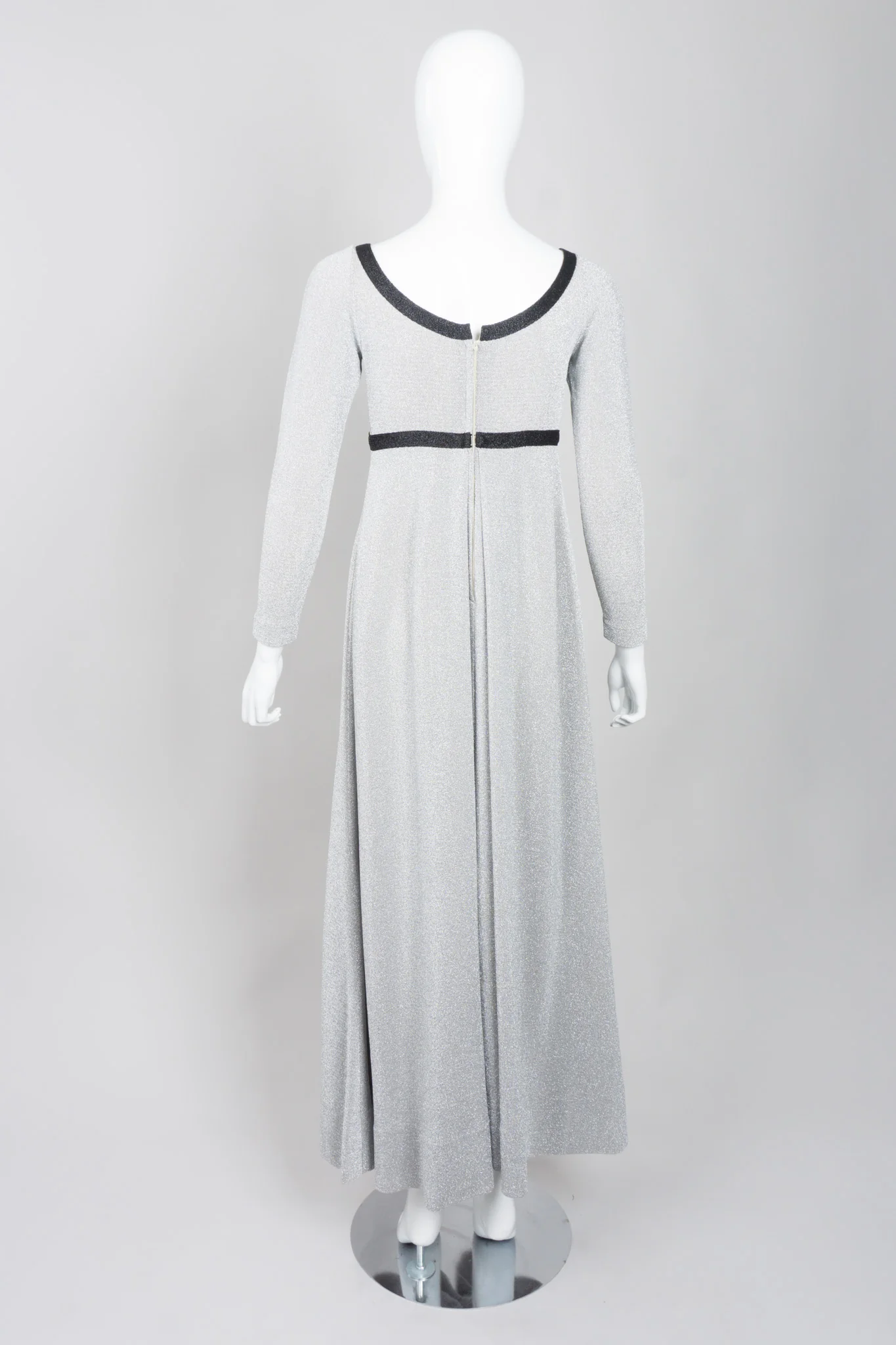 Metallic Lamé Cross My Heart Dress - Image 5