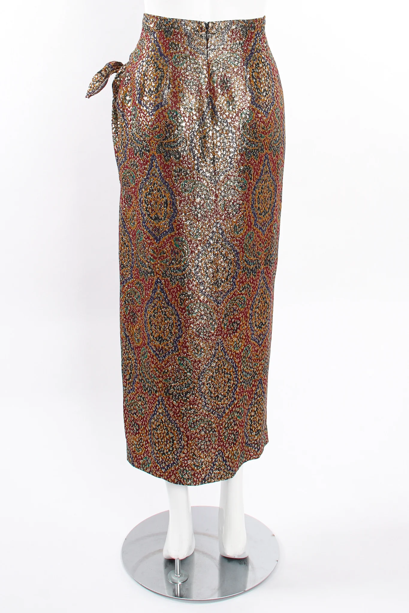 Metallic Lamé Sarong Skirt - Image 6