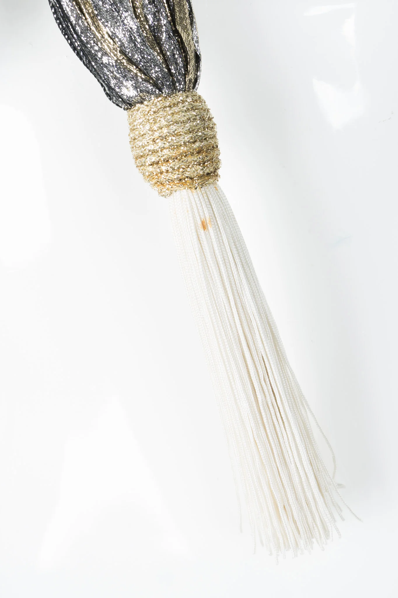 Metallic Lamé Tassel Scarf Wrap - Image 10