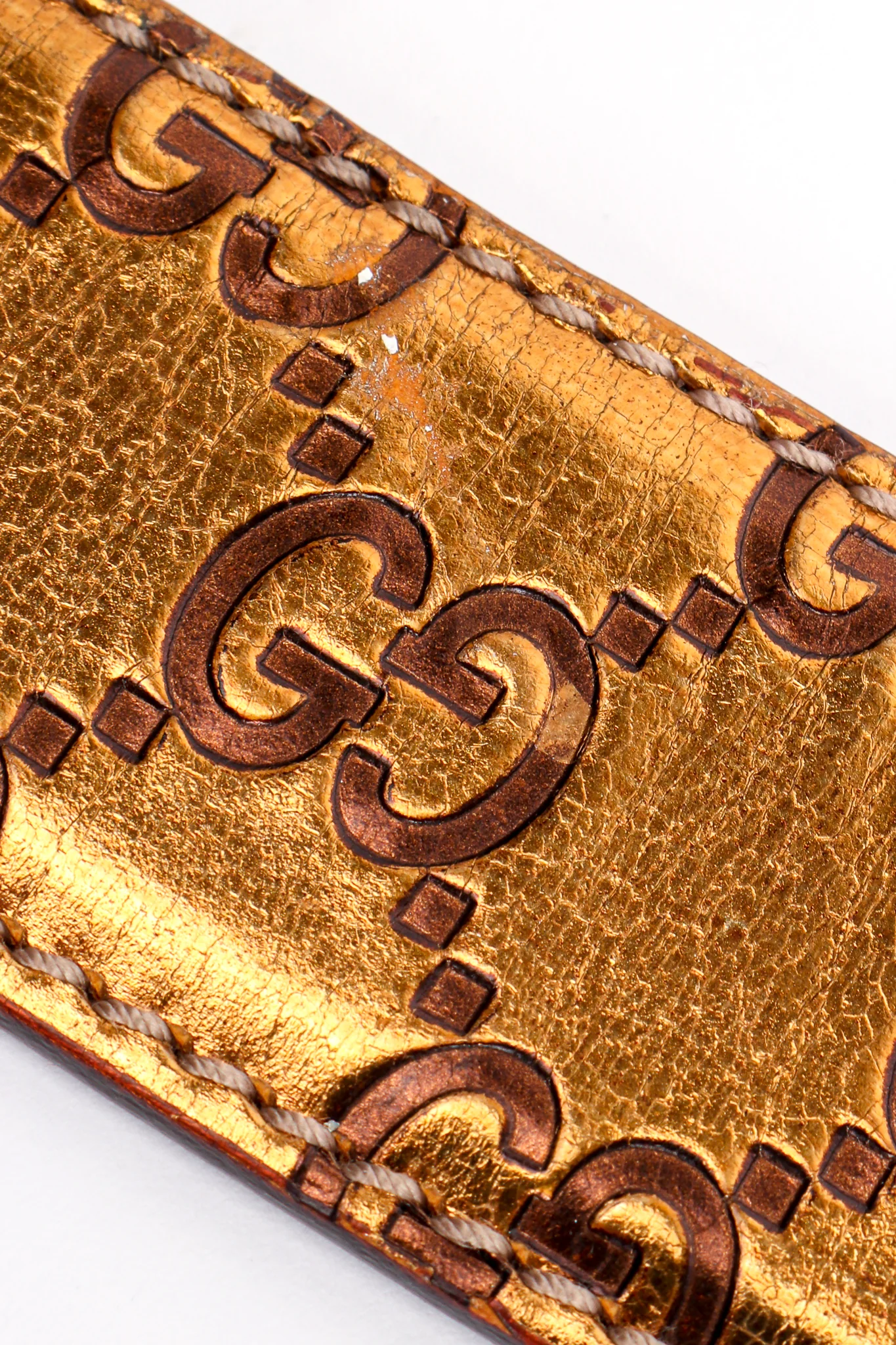Metallic Monogram GG Belt - Image 10